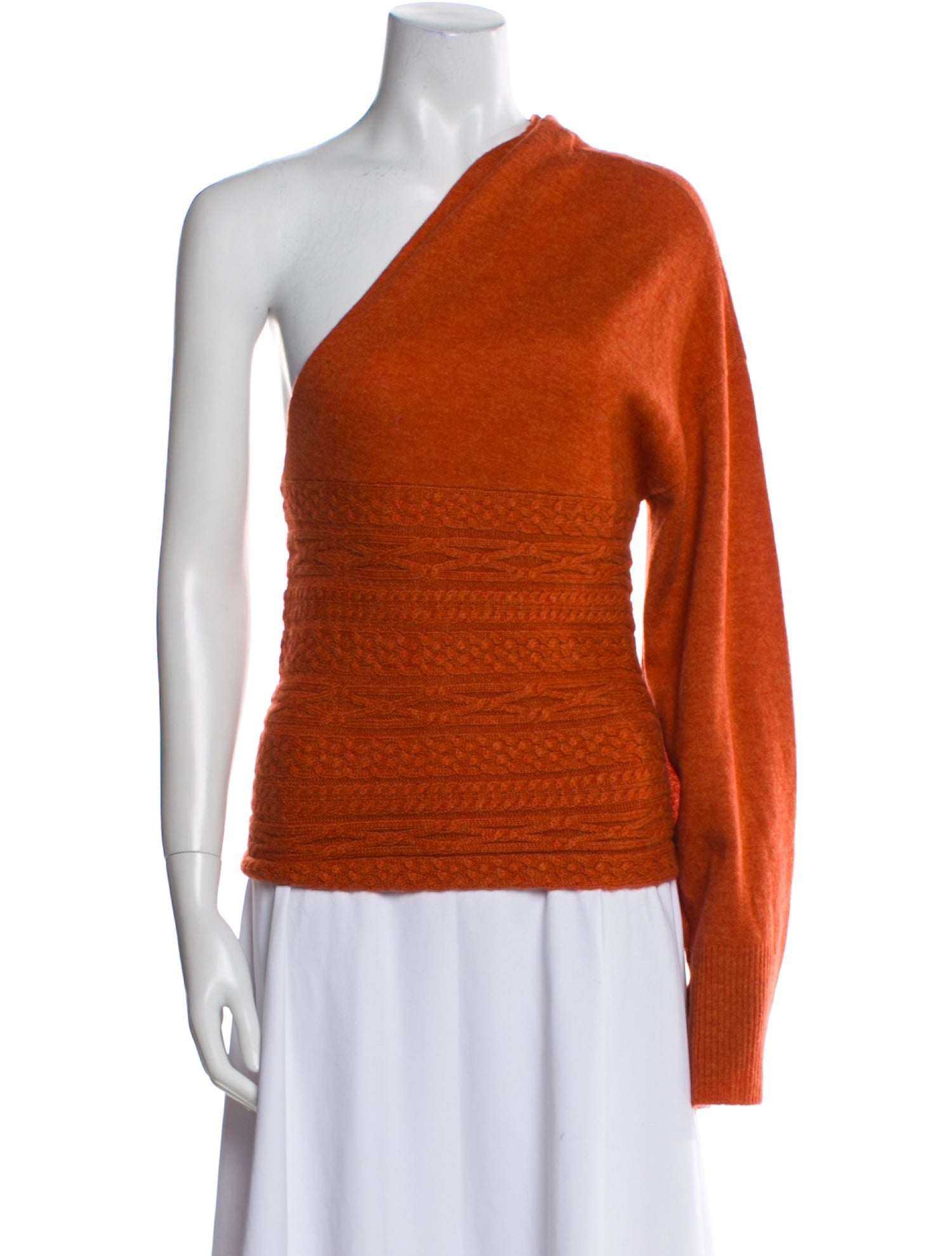 Hellessy Merino Wool One-Shoulder Sweater