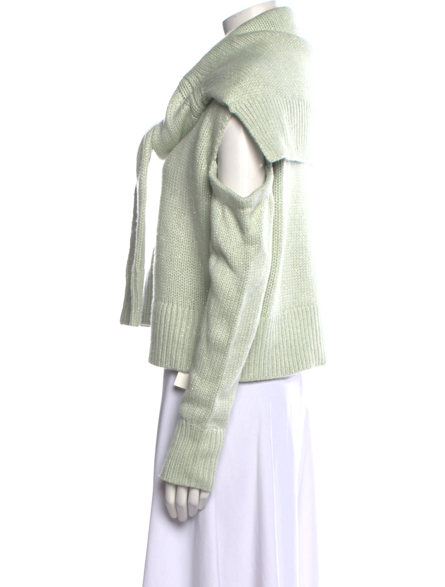 Hellessy Silk Cowl Neck Sweater