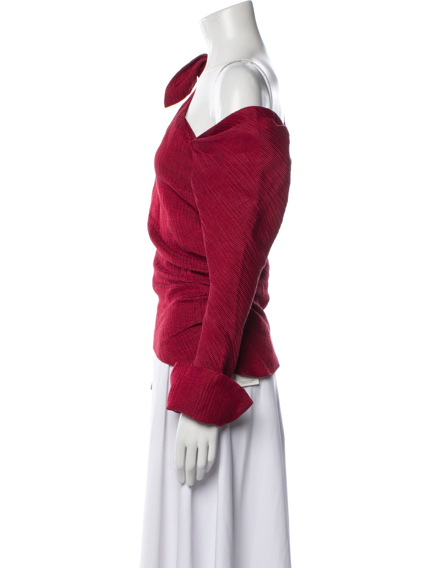 Hellessy Linen One-Shoulder Top