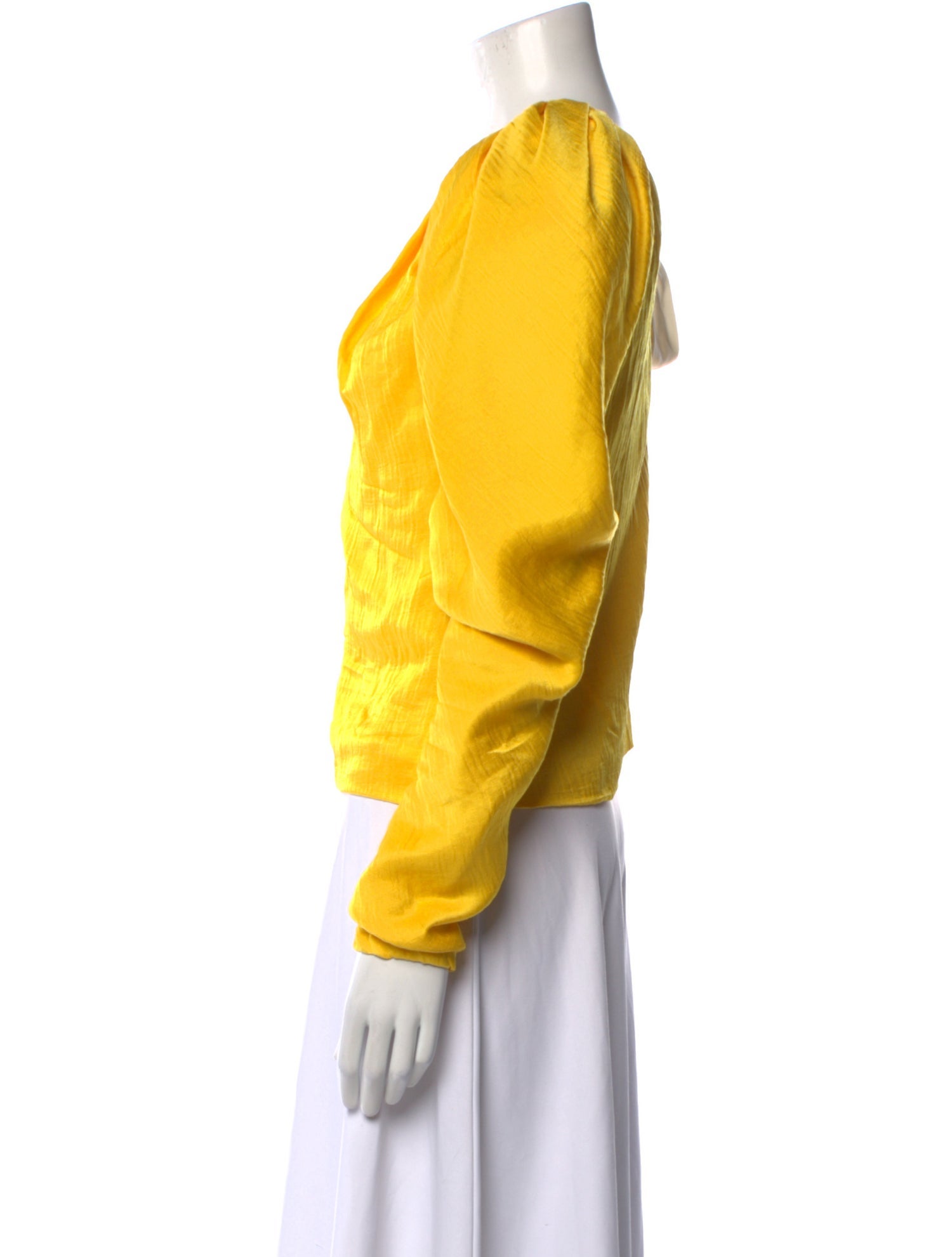 Hellessy Linen One-Shoulder Blouse