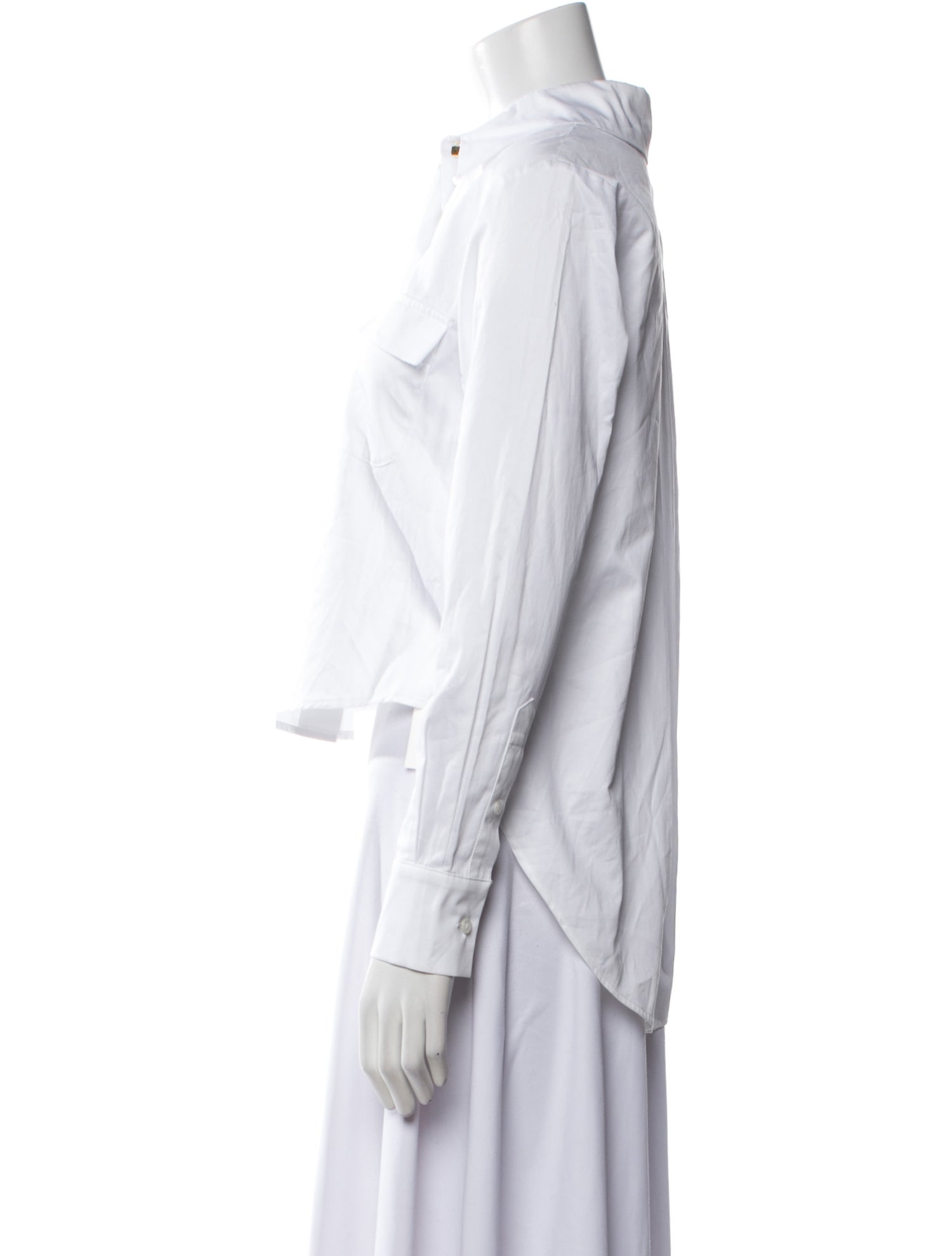 Hellessy Long Sleeve Button-Up Top