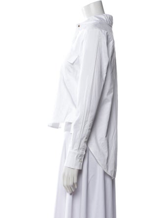 Hellessy Long Sleeve Button-Up Top