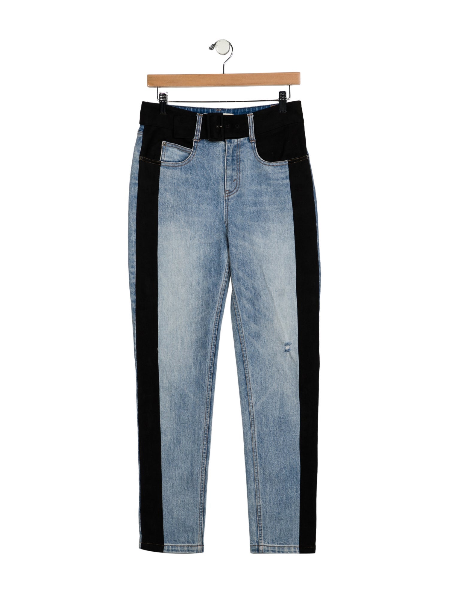 Hellessy High-Rise Straight Leg Jeans