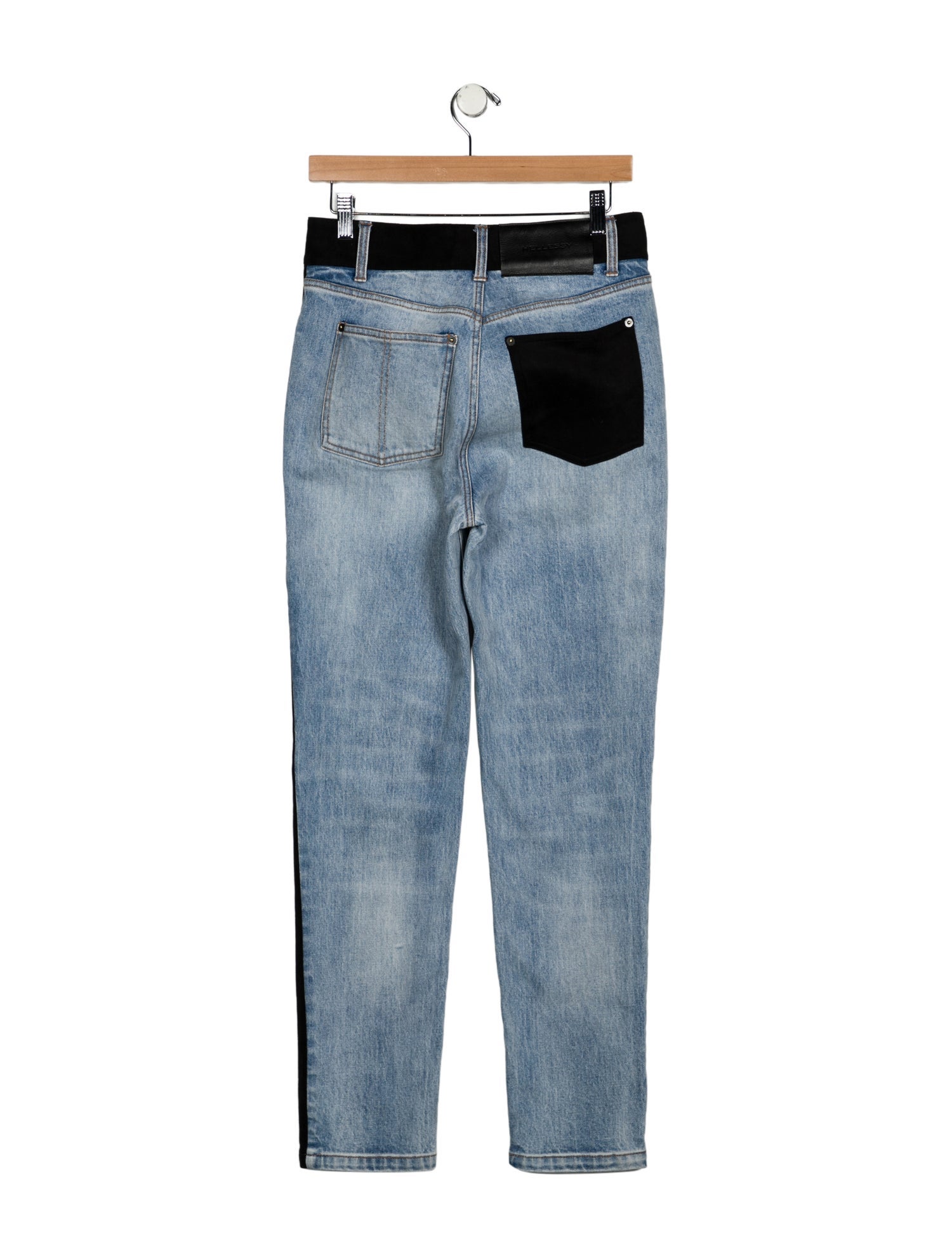Hellessy High-Rise Straight Leg Jeans