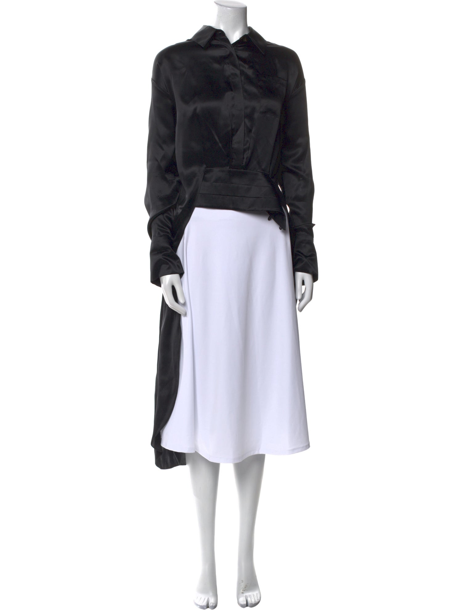 Hellessy Silk Mock Neck Sweatshirt