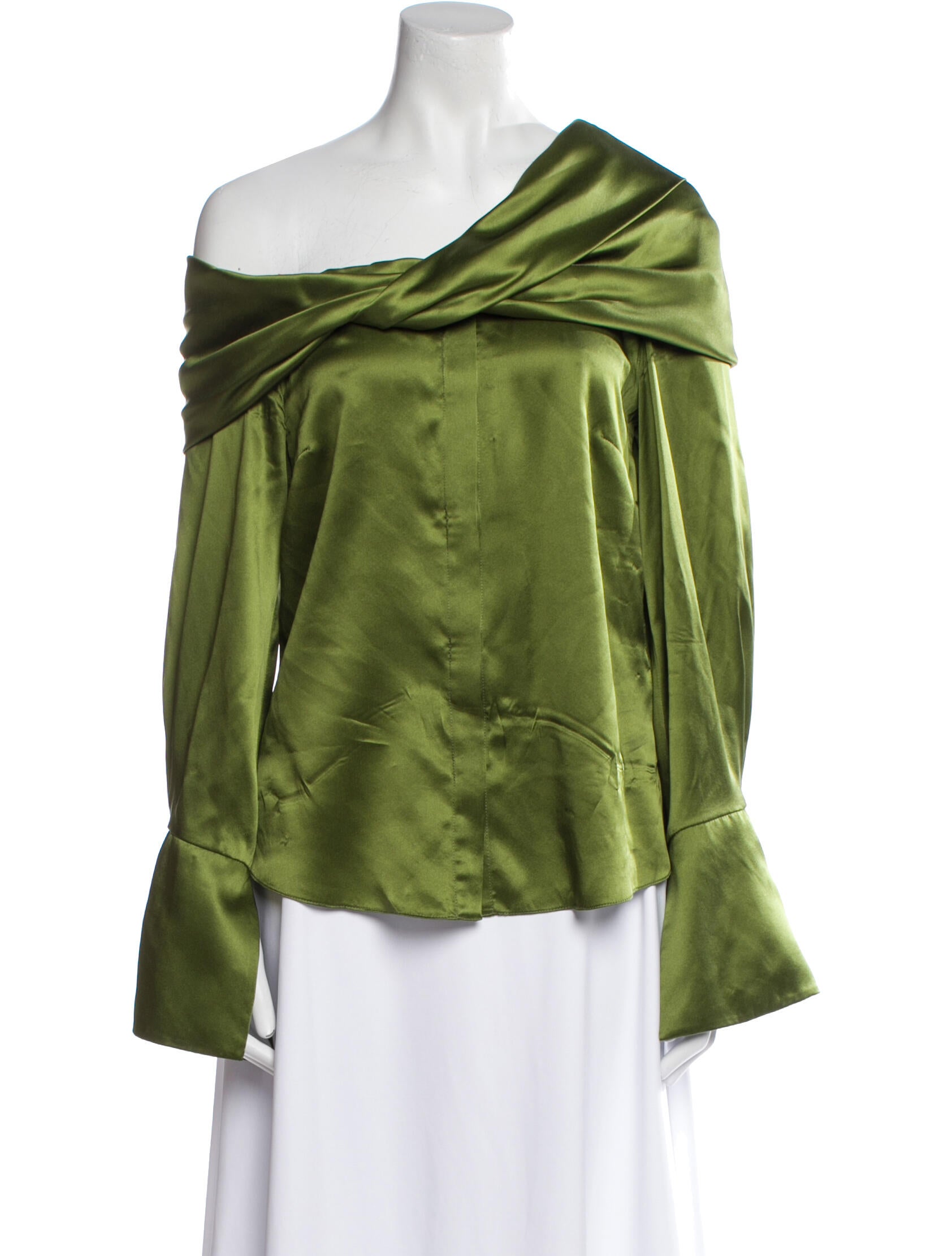 Hellessy Silk Cowl Neck Blouse