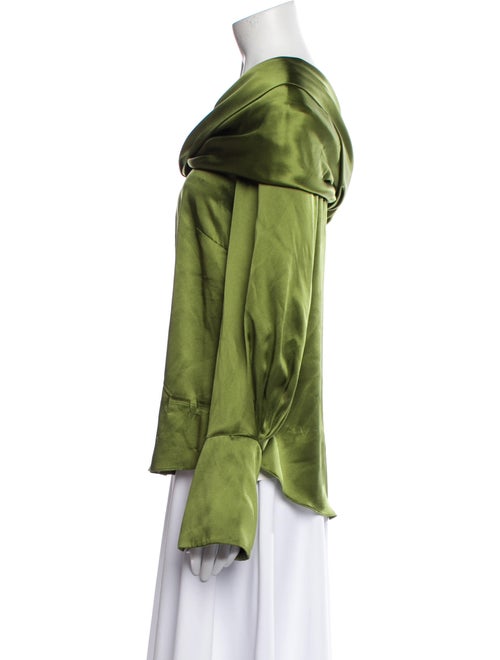 Hellessy Silk Cowl Neck Blouse