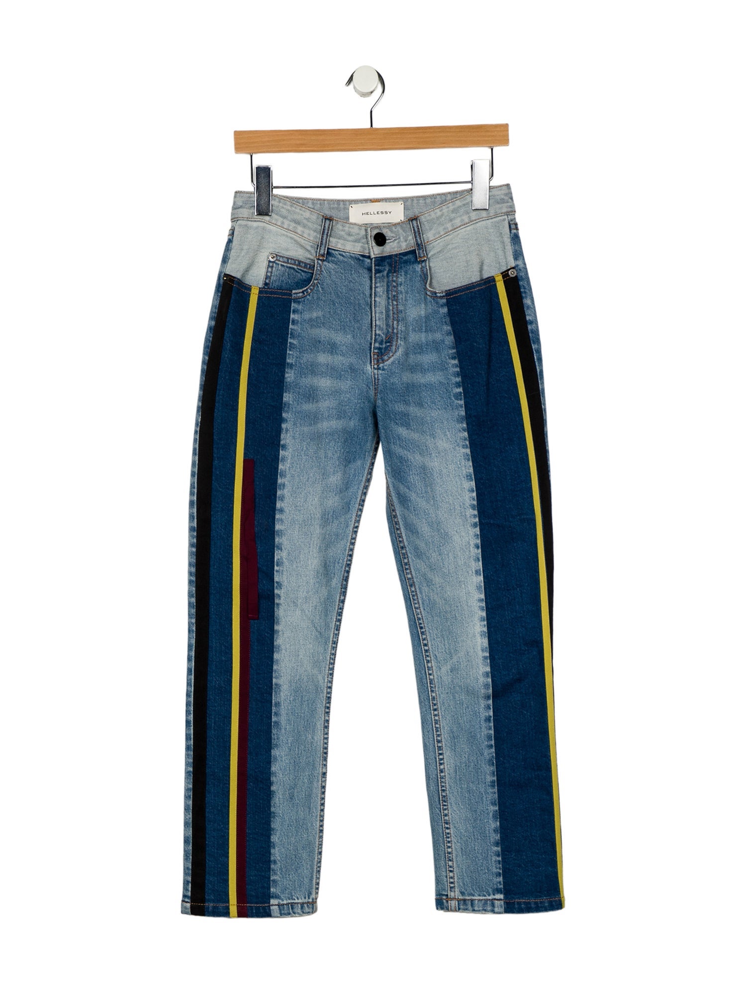 Hellessy High-Rise Straight Leg Jeans