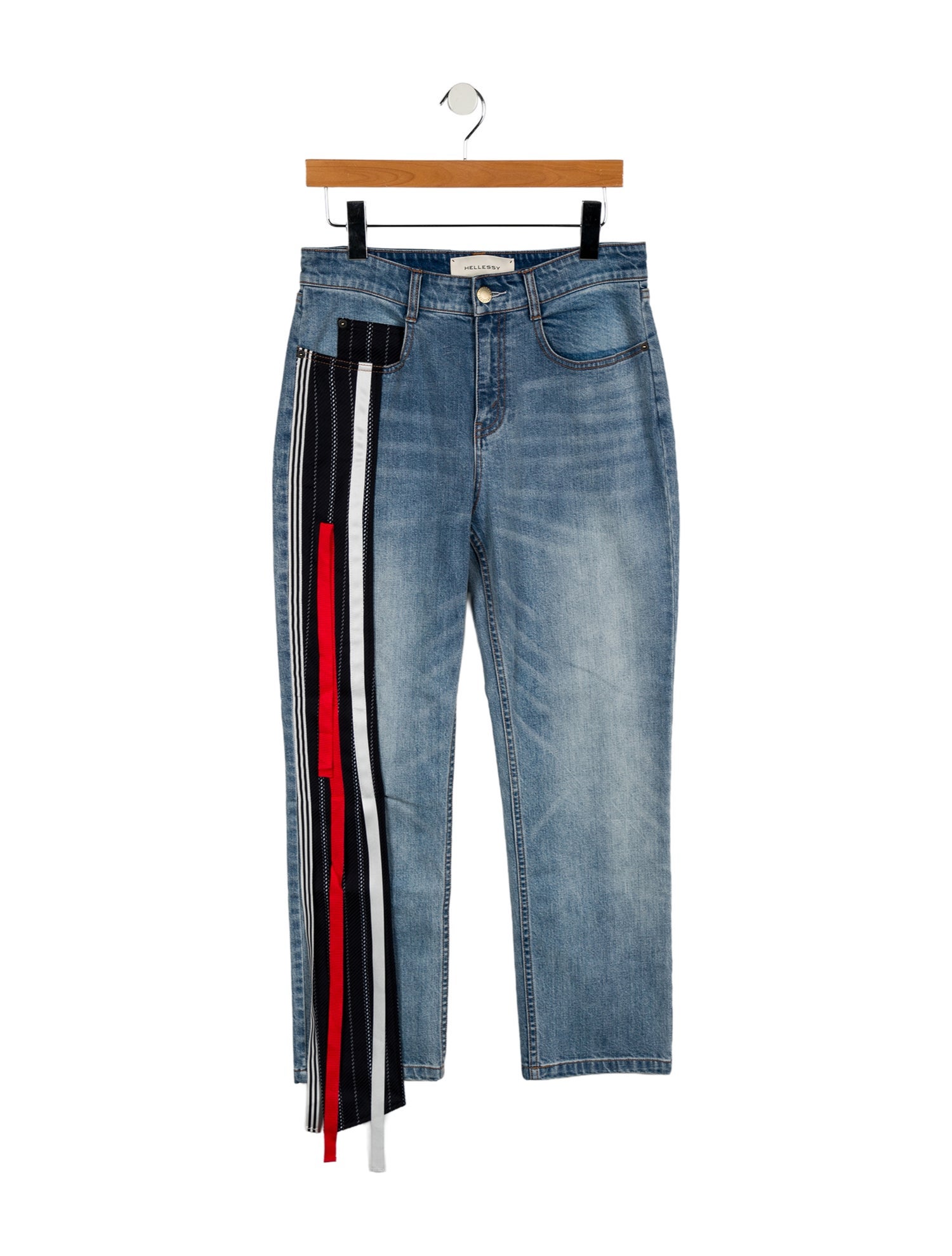 Hellessy High-Rise Straight Leg Jeans