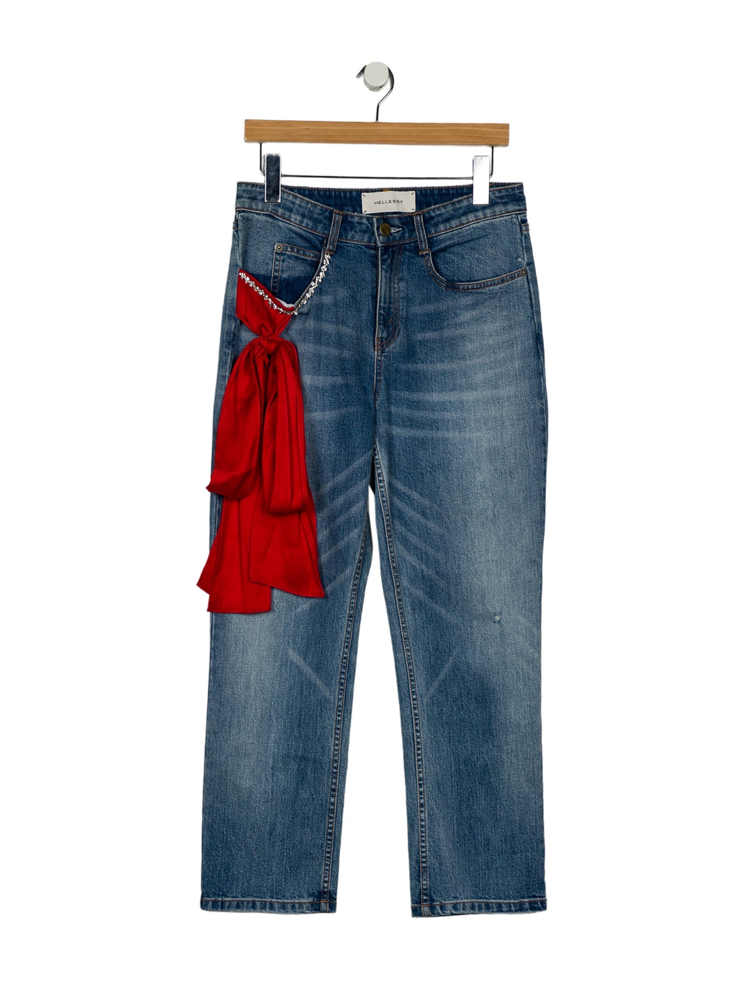 Hellessy Mid-Rise Straight Leg Jeans