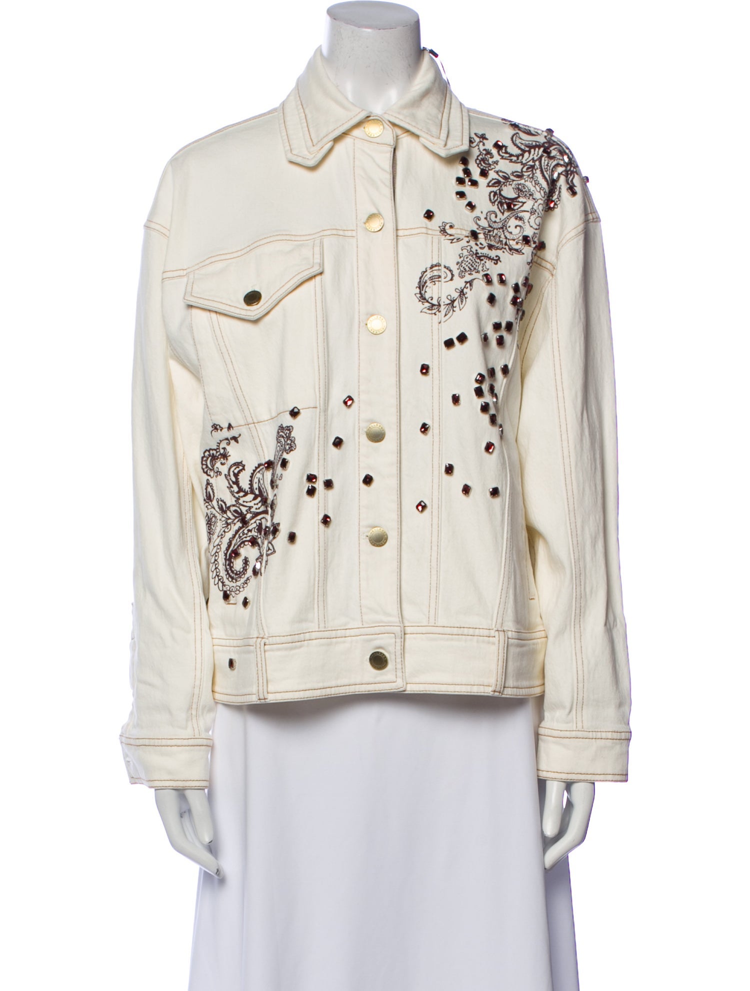 Hellessy Striped Denim Jacket