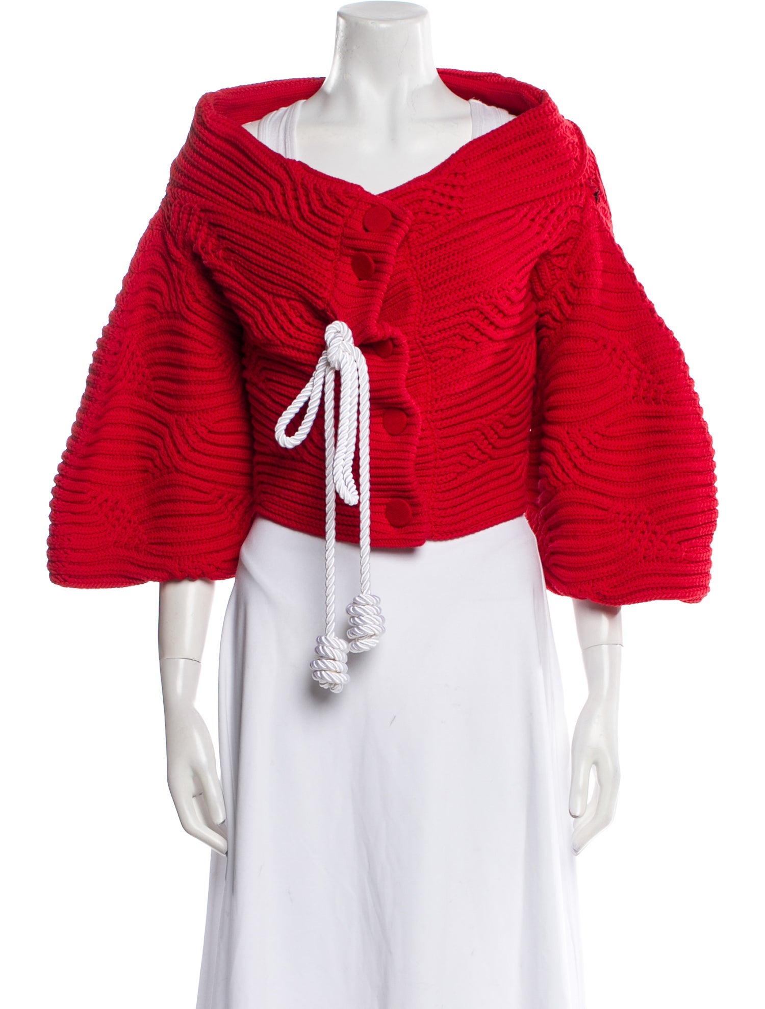 Hellessy Colorblock Pattern V-Neck Sweater