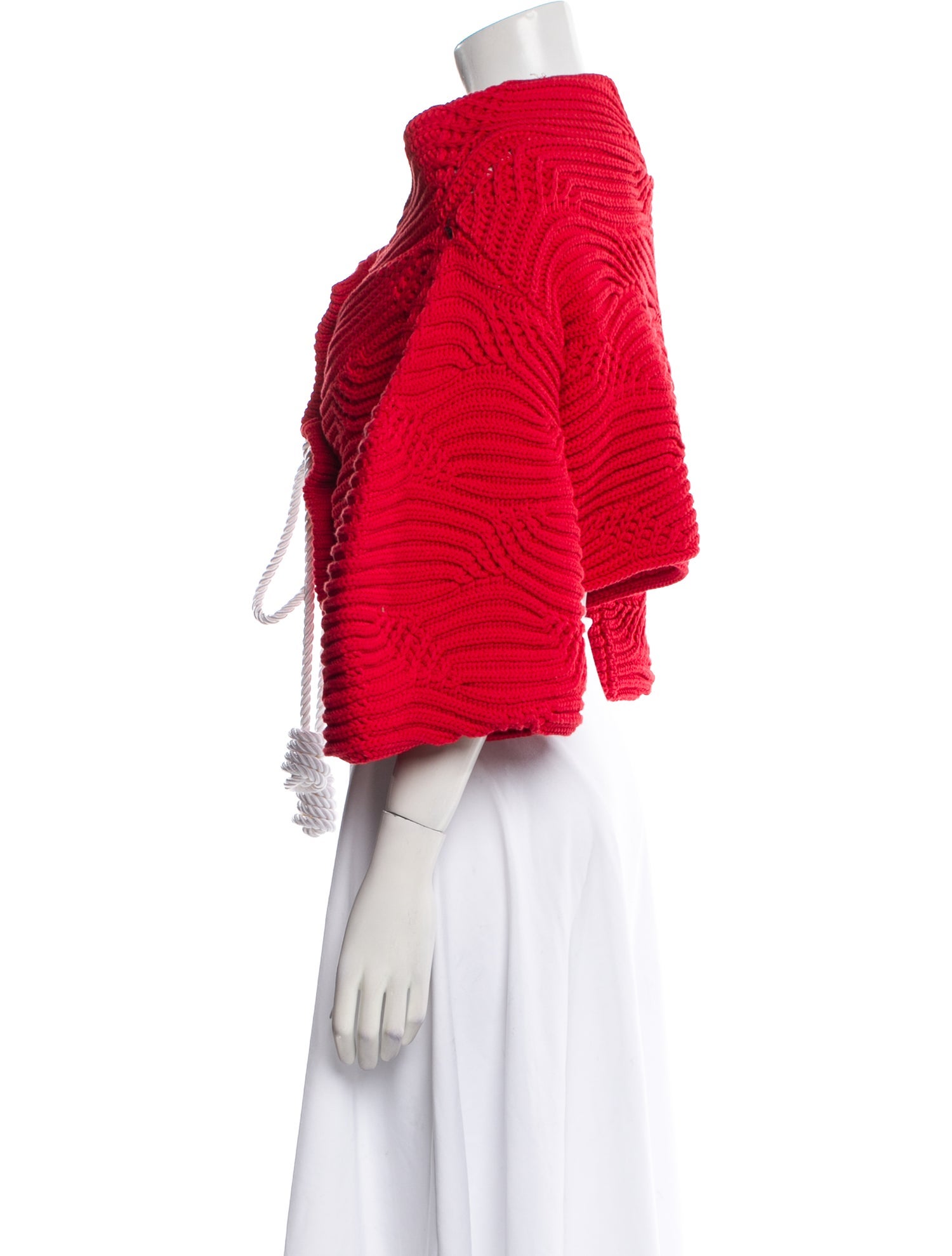 Hellessy Colorblock Pattern V-Neck Sweater