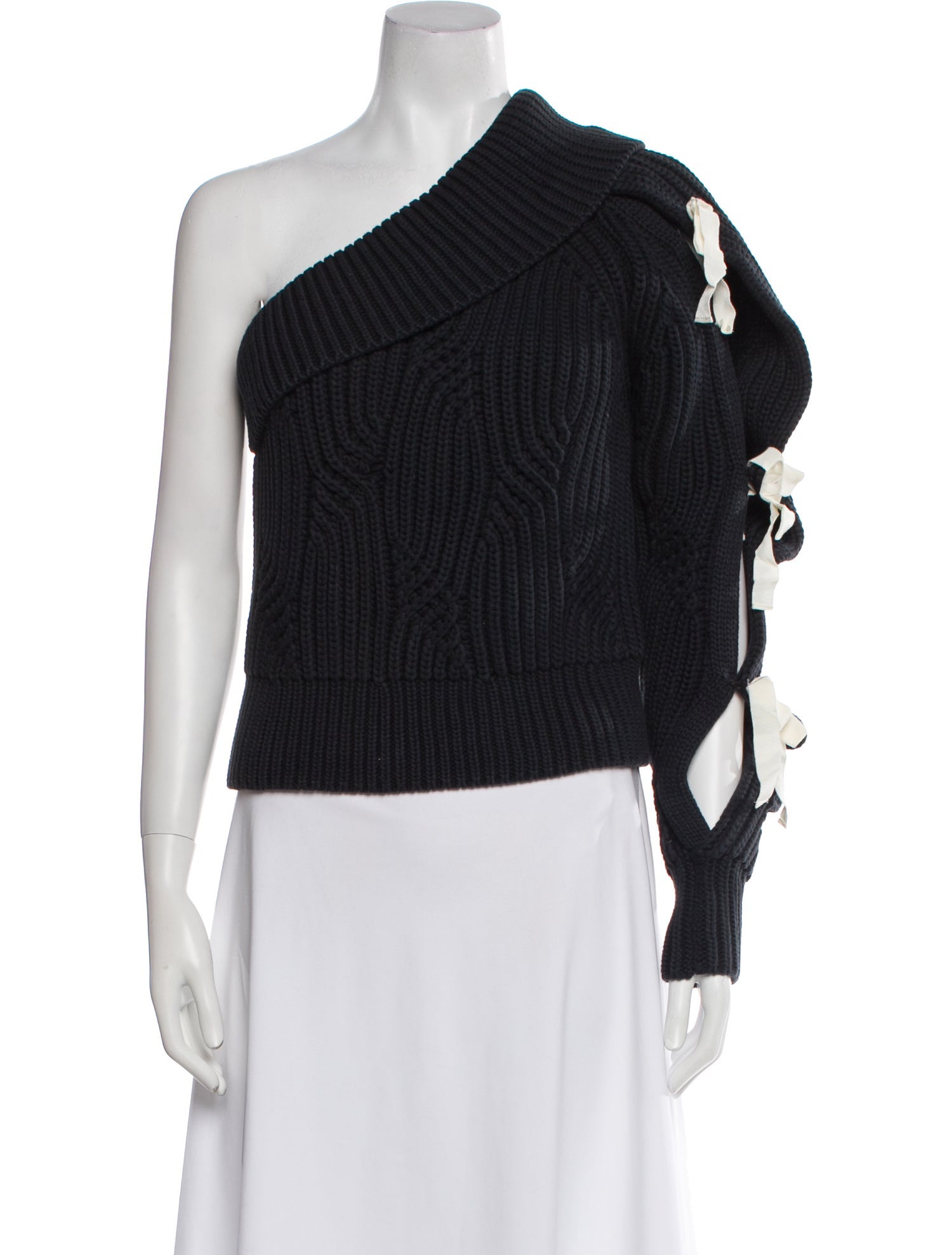 Hellessy One-Shoulder Sweater
