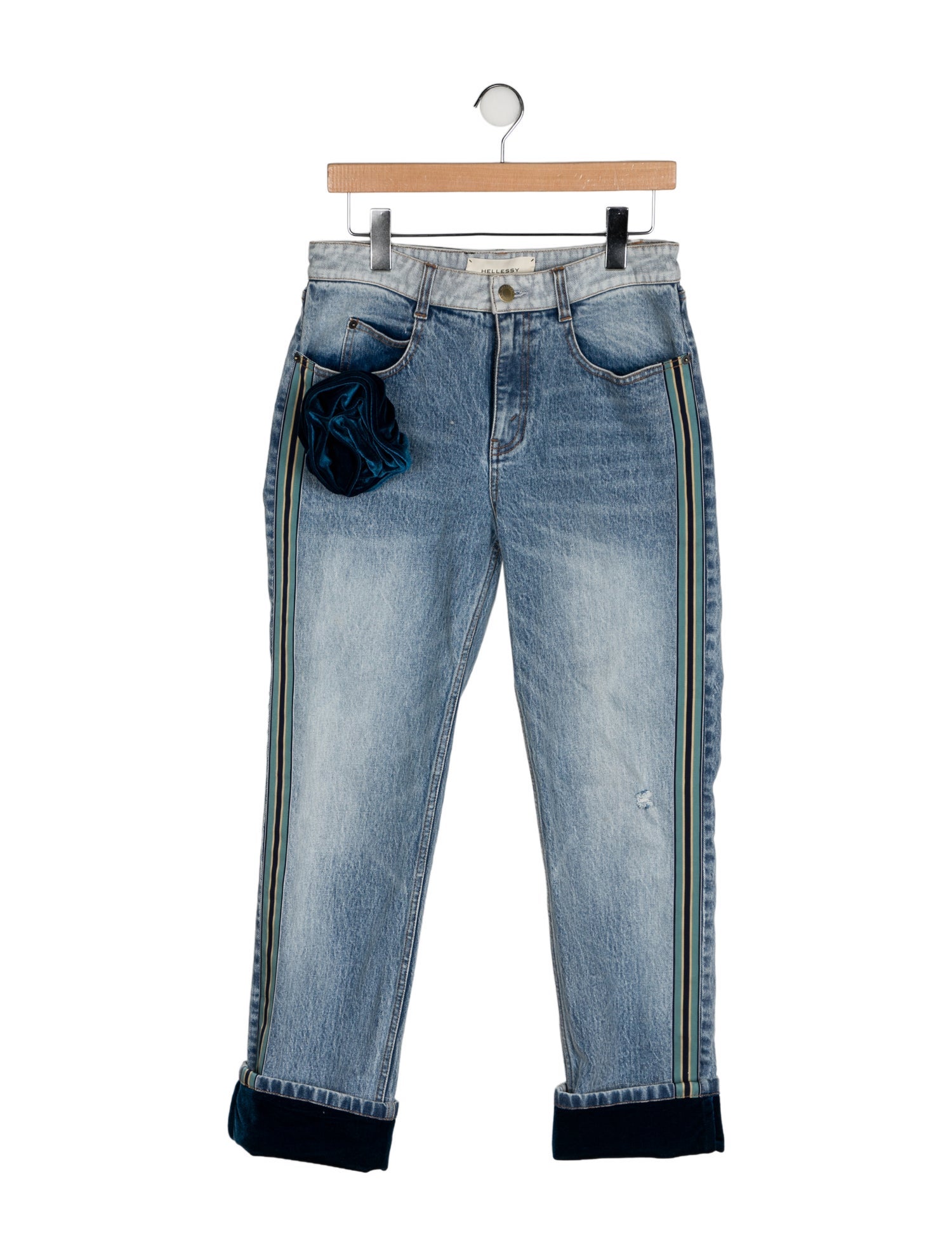 Hellessy Mid-Rise Straight Leg Jeans