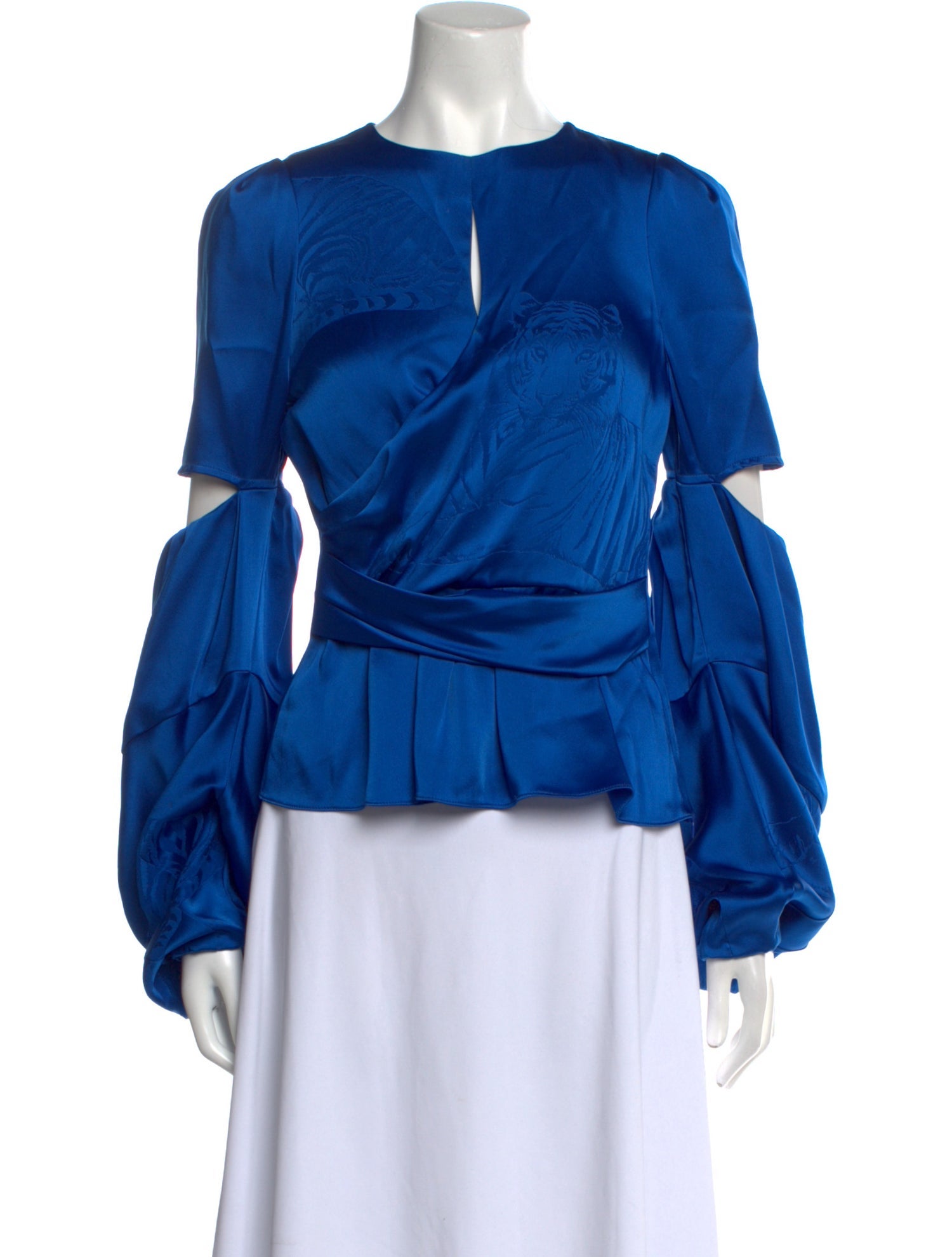 Hellessy Crew Neck Long Sleeve Blouse