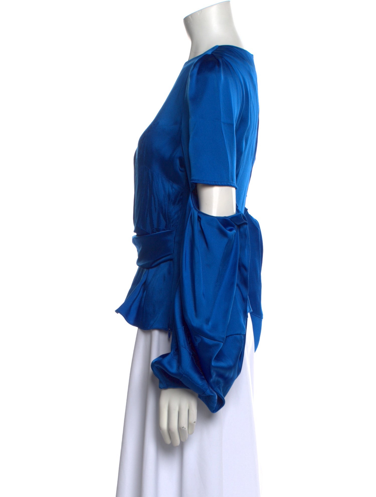 Hellessy Crew Neck Long Sleeve Blouse