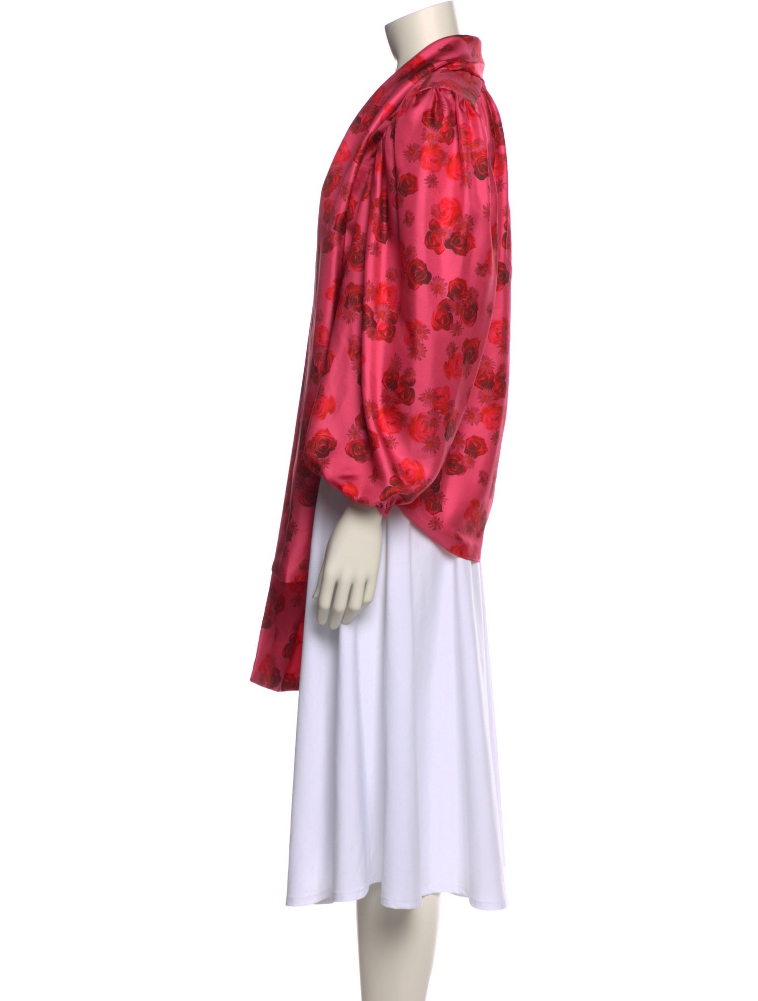 Hellessy Silk Floral Print Blouse