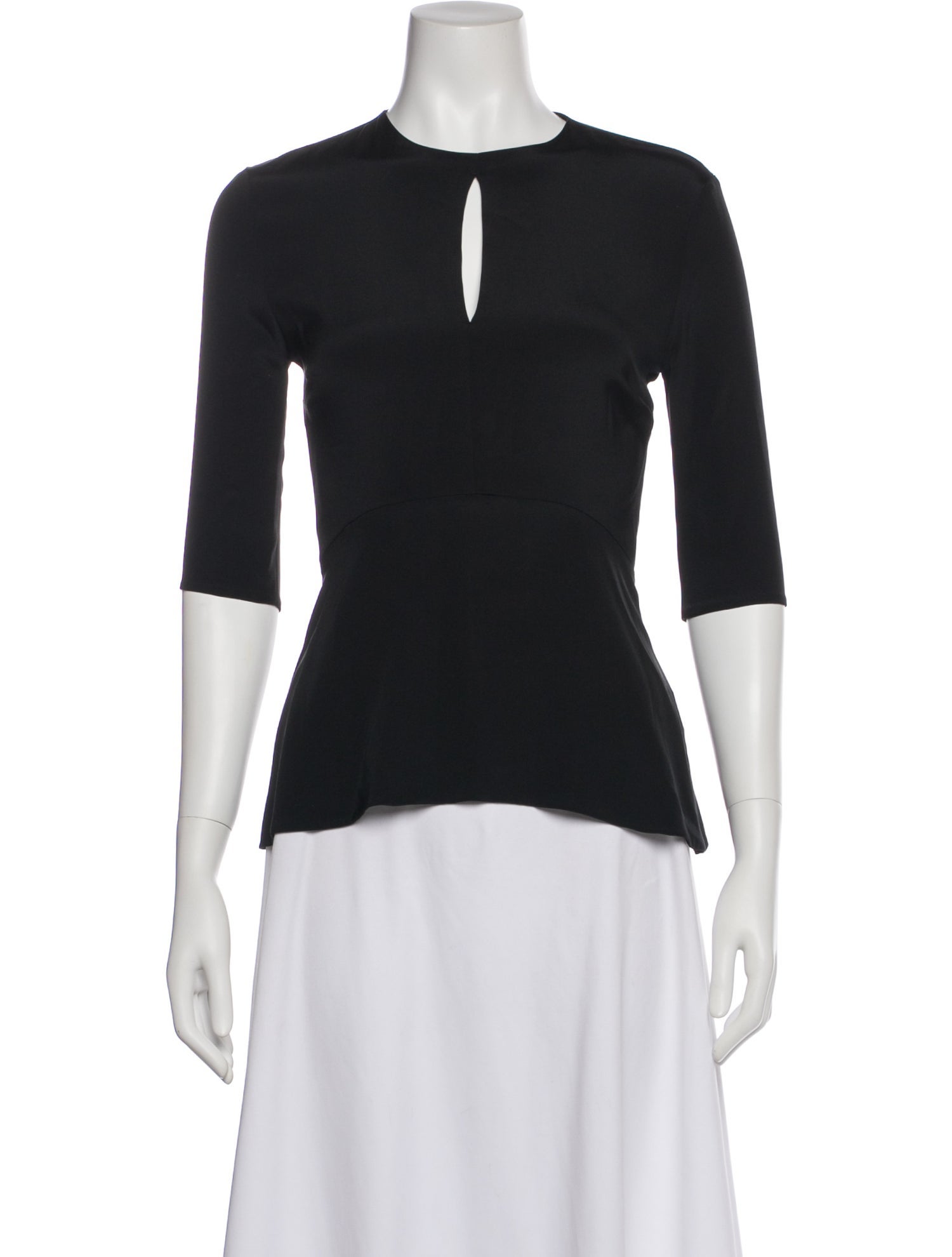 Hellessy Silk Crew Neck Top