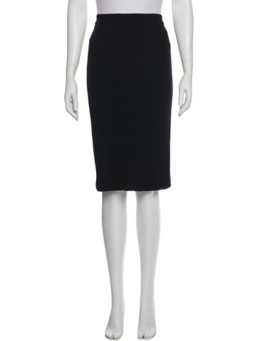 Pre-owned Hellessy Wool Knee-length Skirt In Green