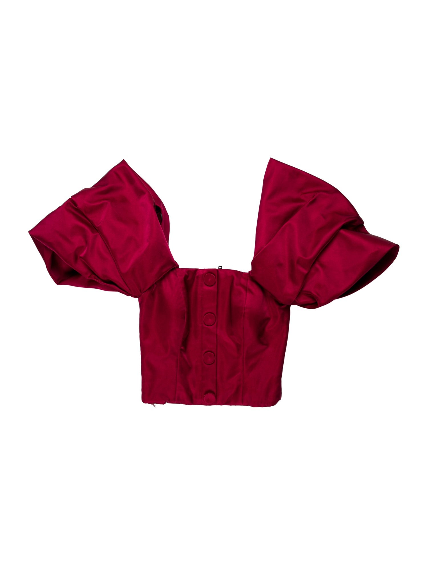 Hellessy Silk Square Neckline Top