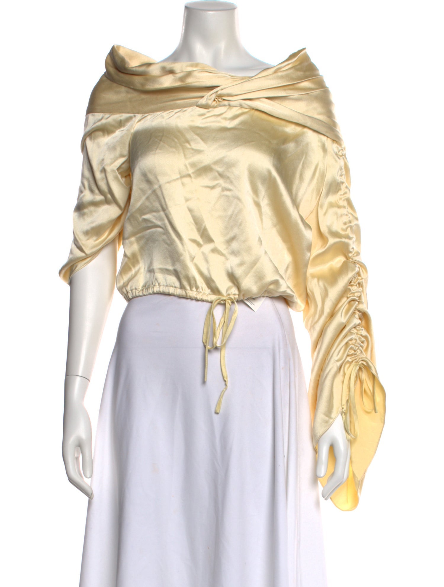 Hellessy Silk Off-The-Shoulder Top