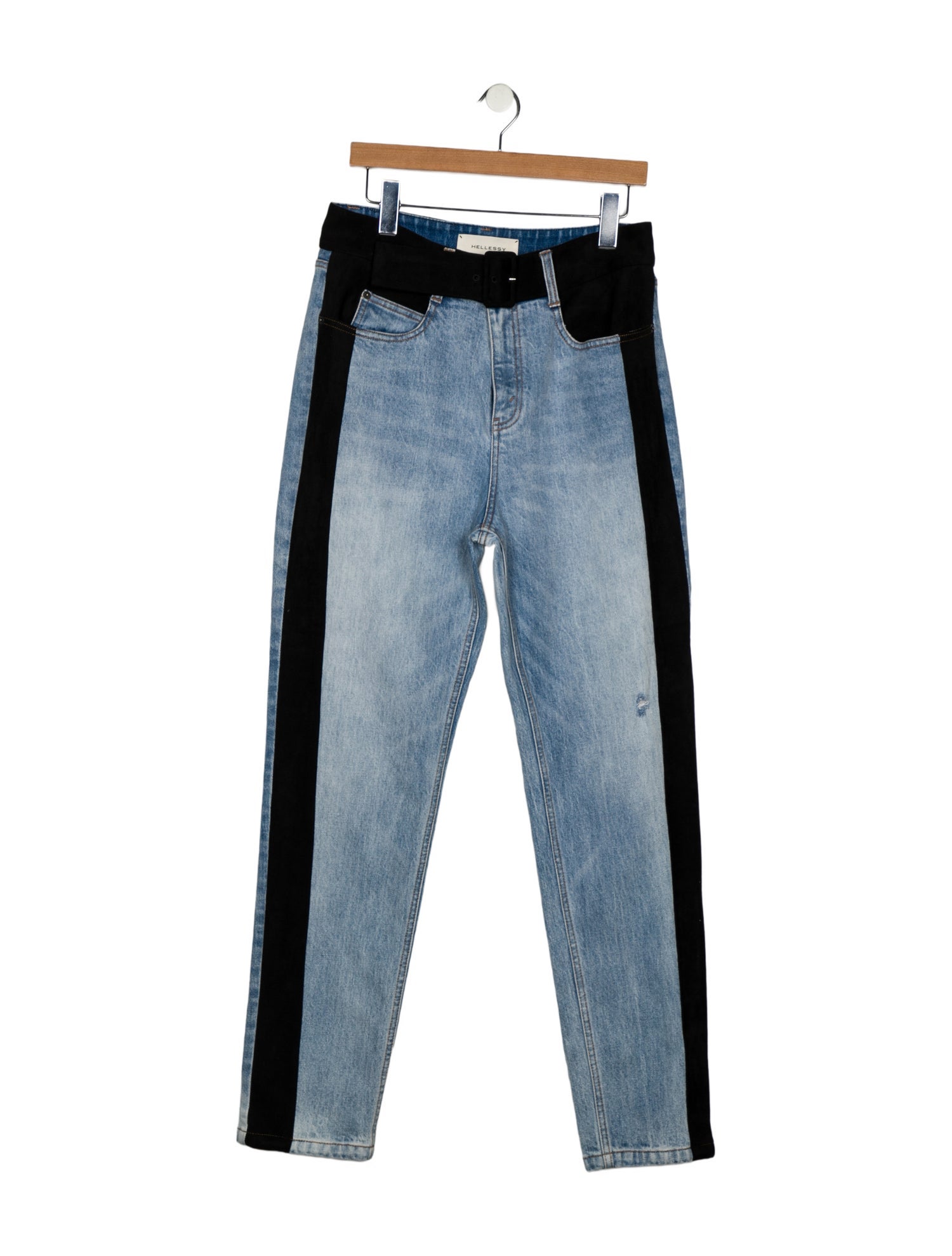 Hellessy High-Rise Straight Leg Jeans
