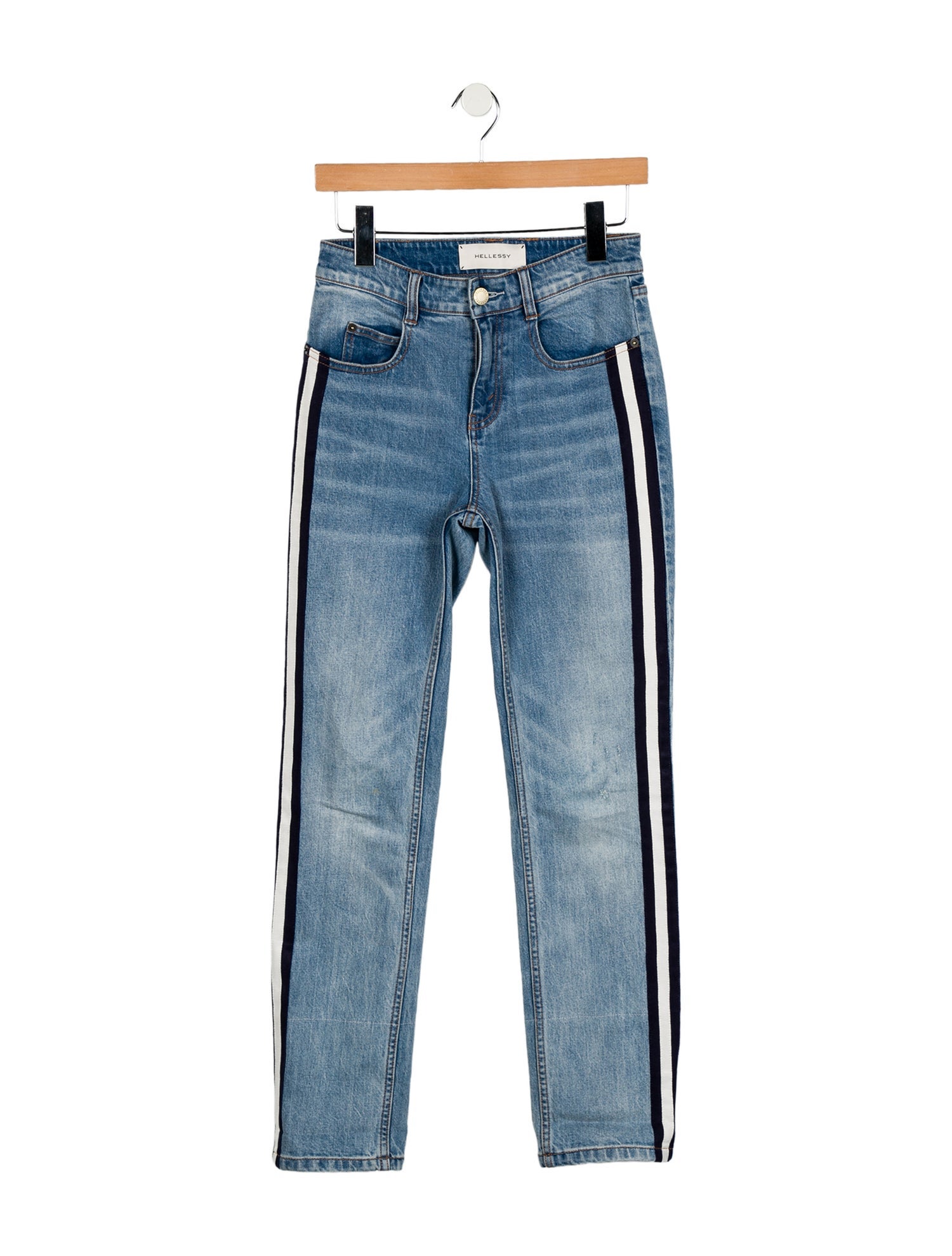 Hellessy Mid-Rise Straight Leg Jeans