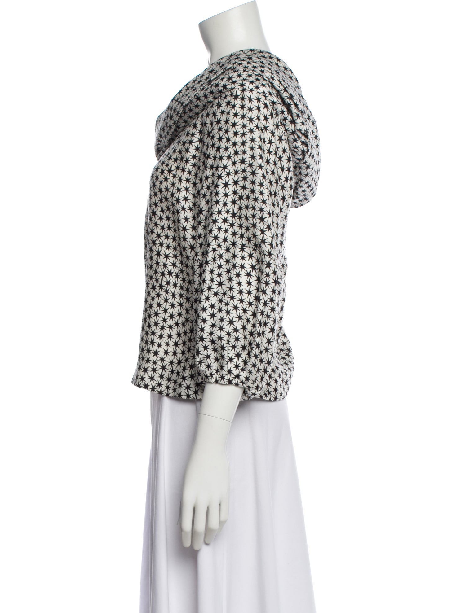 Hellessy Silk Patterned Top