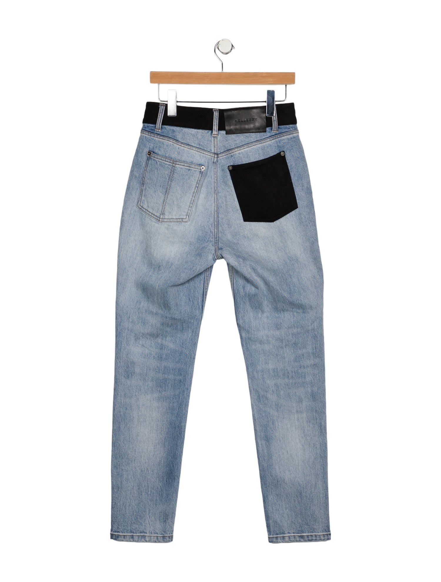 Hellessy High-Rise Straight Leg Jeans