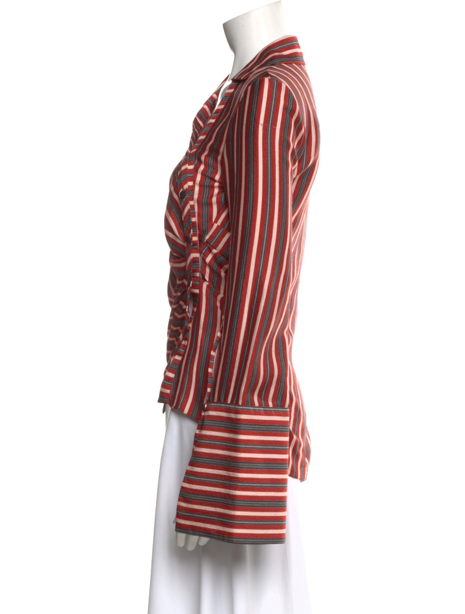 Hellessy Silk Striped Blouse