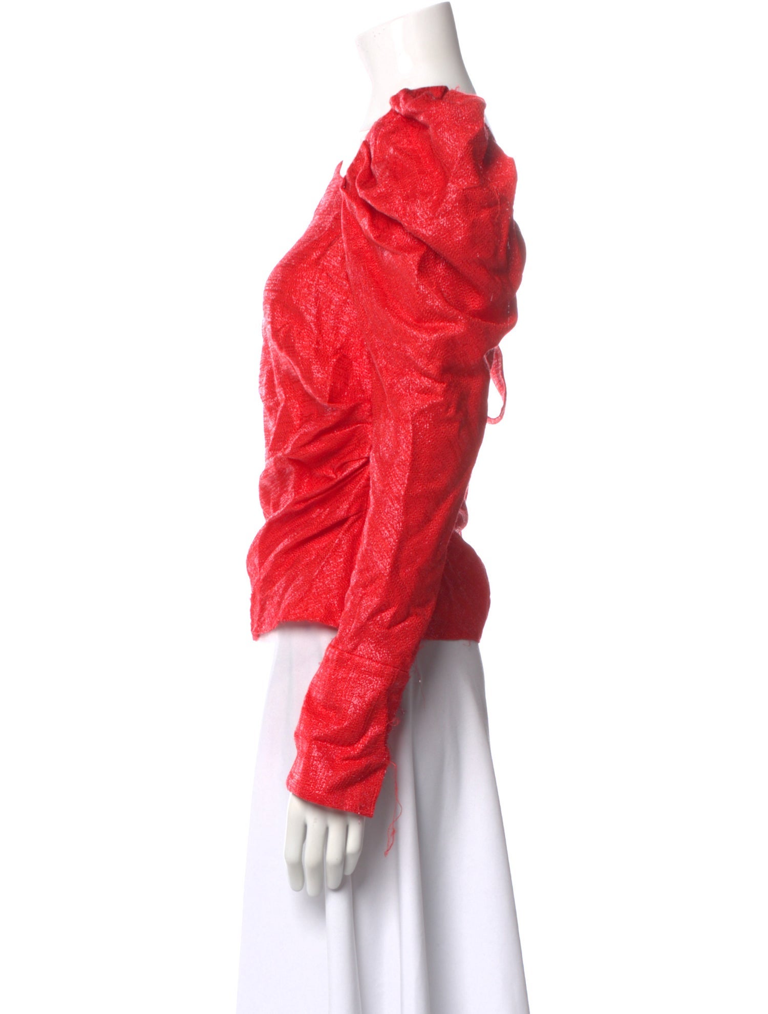 Hellessy Asymmetrical Long Sleeve Top