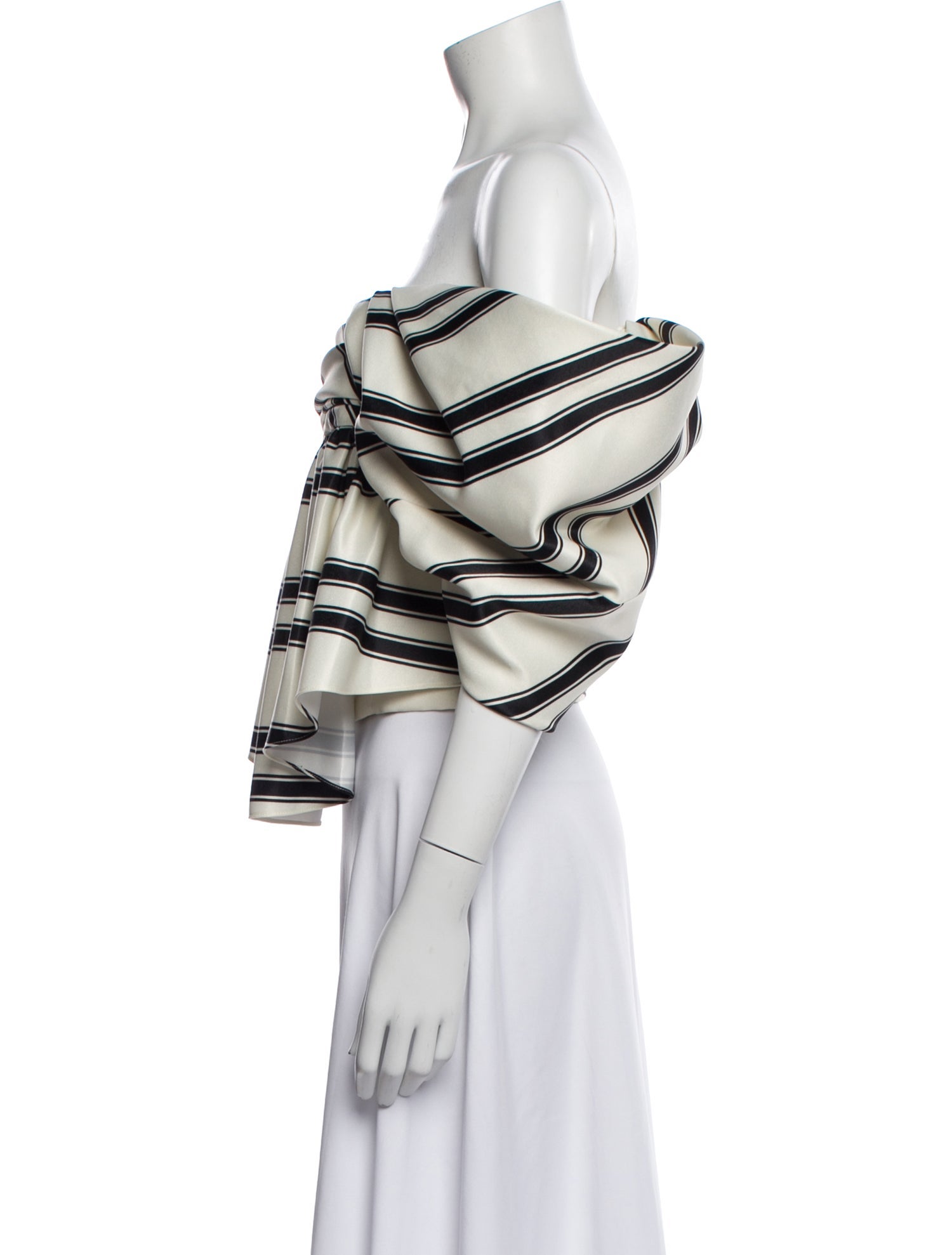 Hellessy Striped Off-The-Shoulder Top