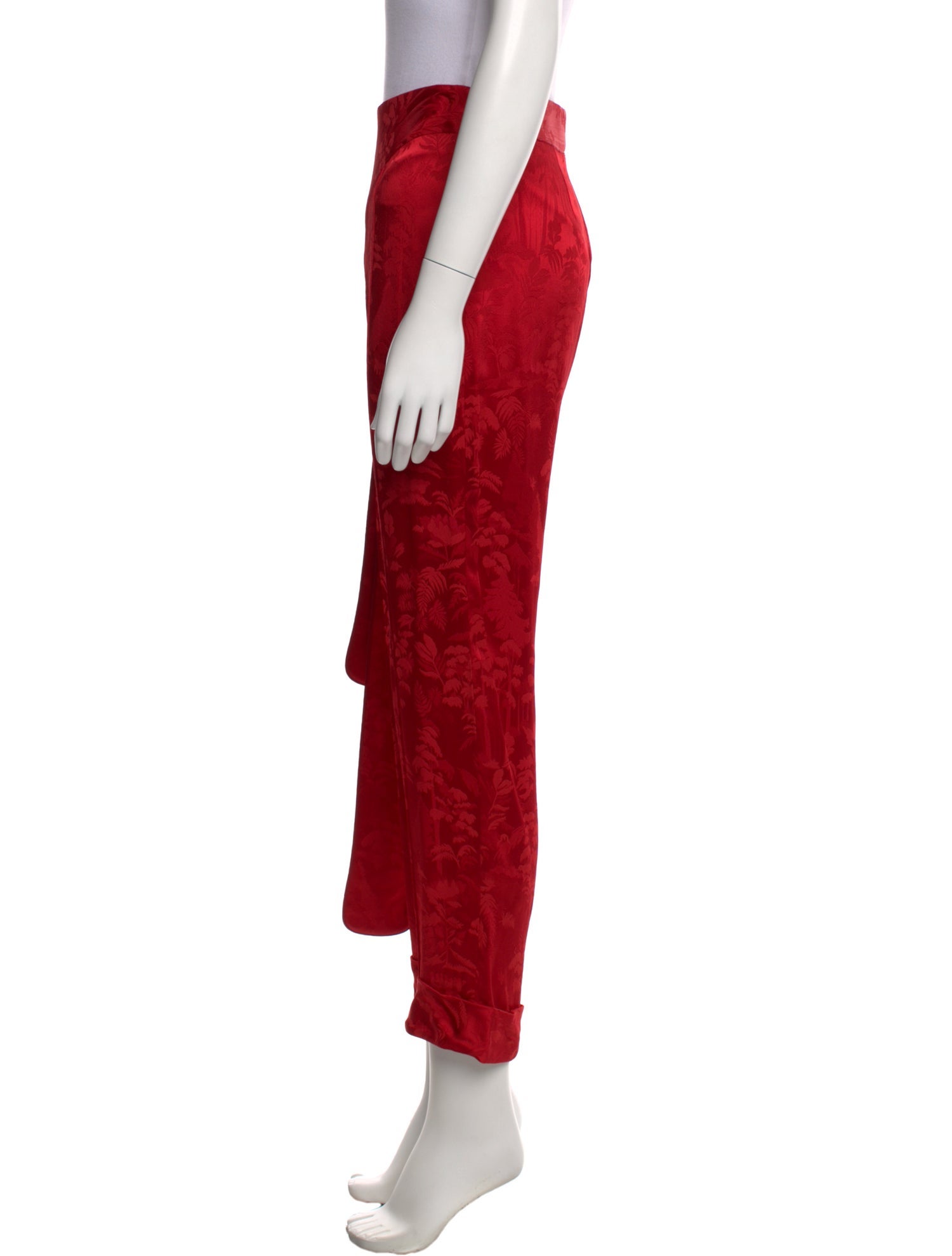 Hellessy Floral Print Straight Leg Pants