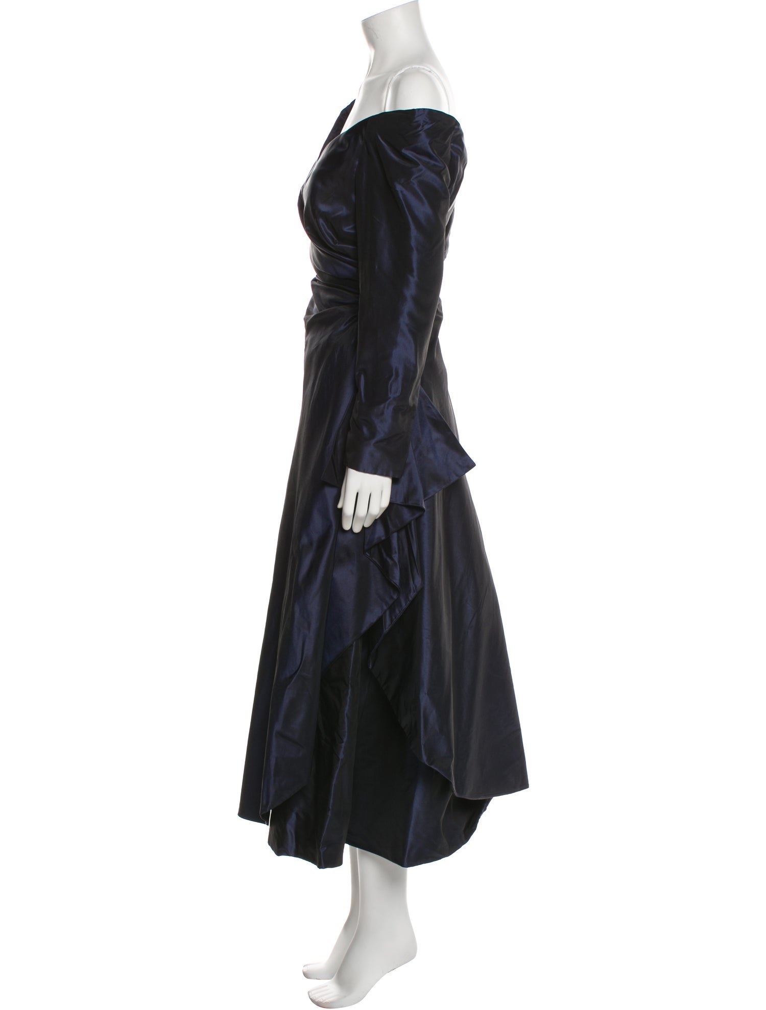 Helen Morley Off-The-Shoulder Long Dress