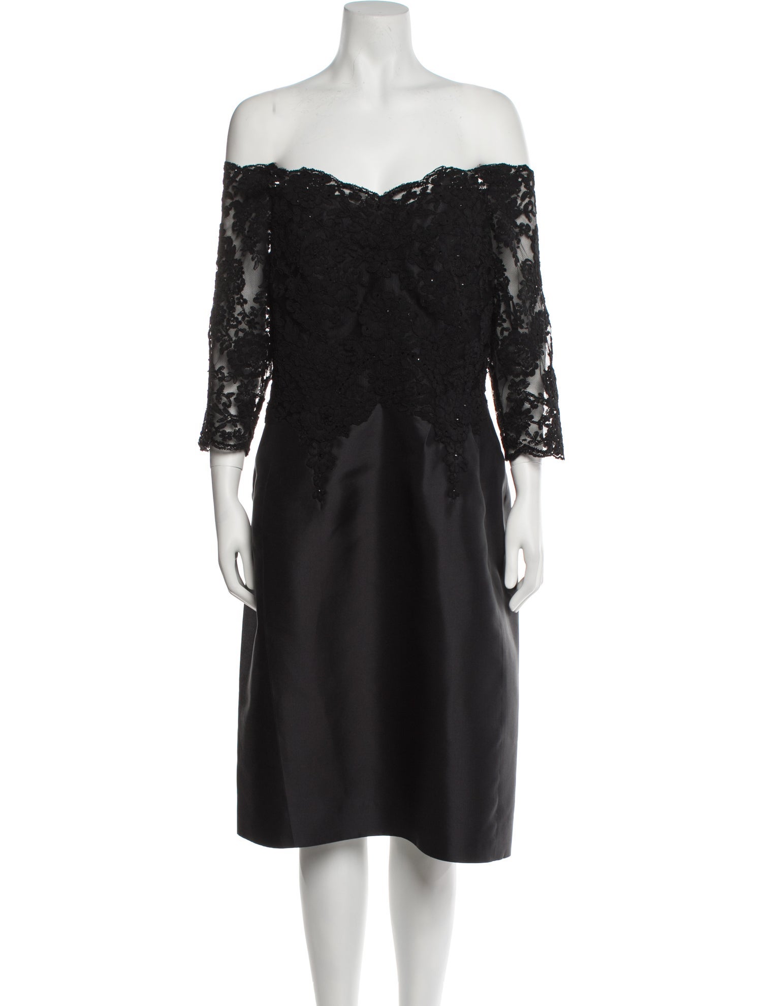 Helen Morley Silk Knee-Length Dress