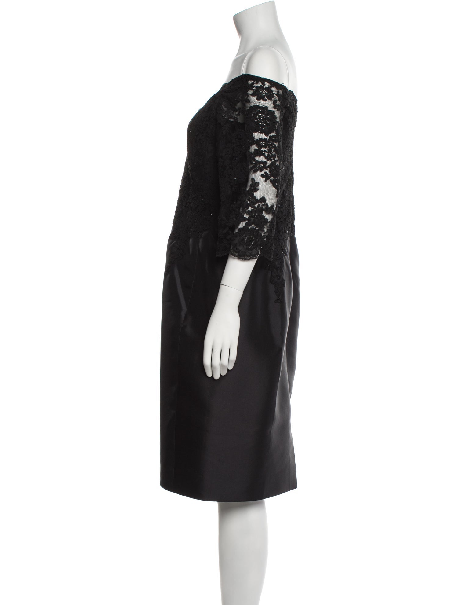 Helen Morley Silk Knee-Length Dress