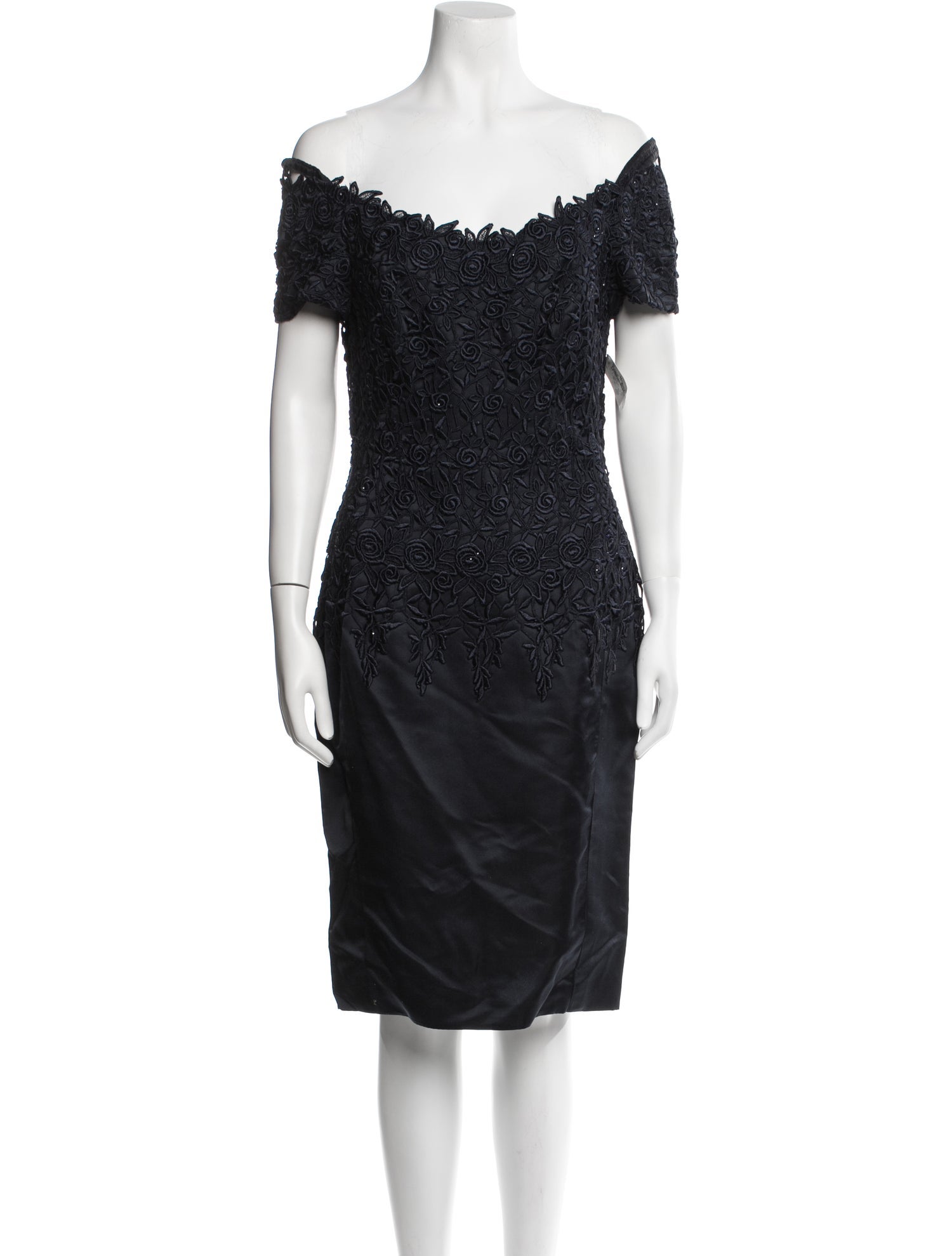 Helen Morley Off-The-Shoulder Mini Dress