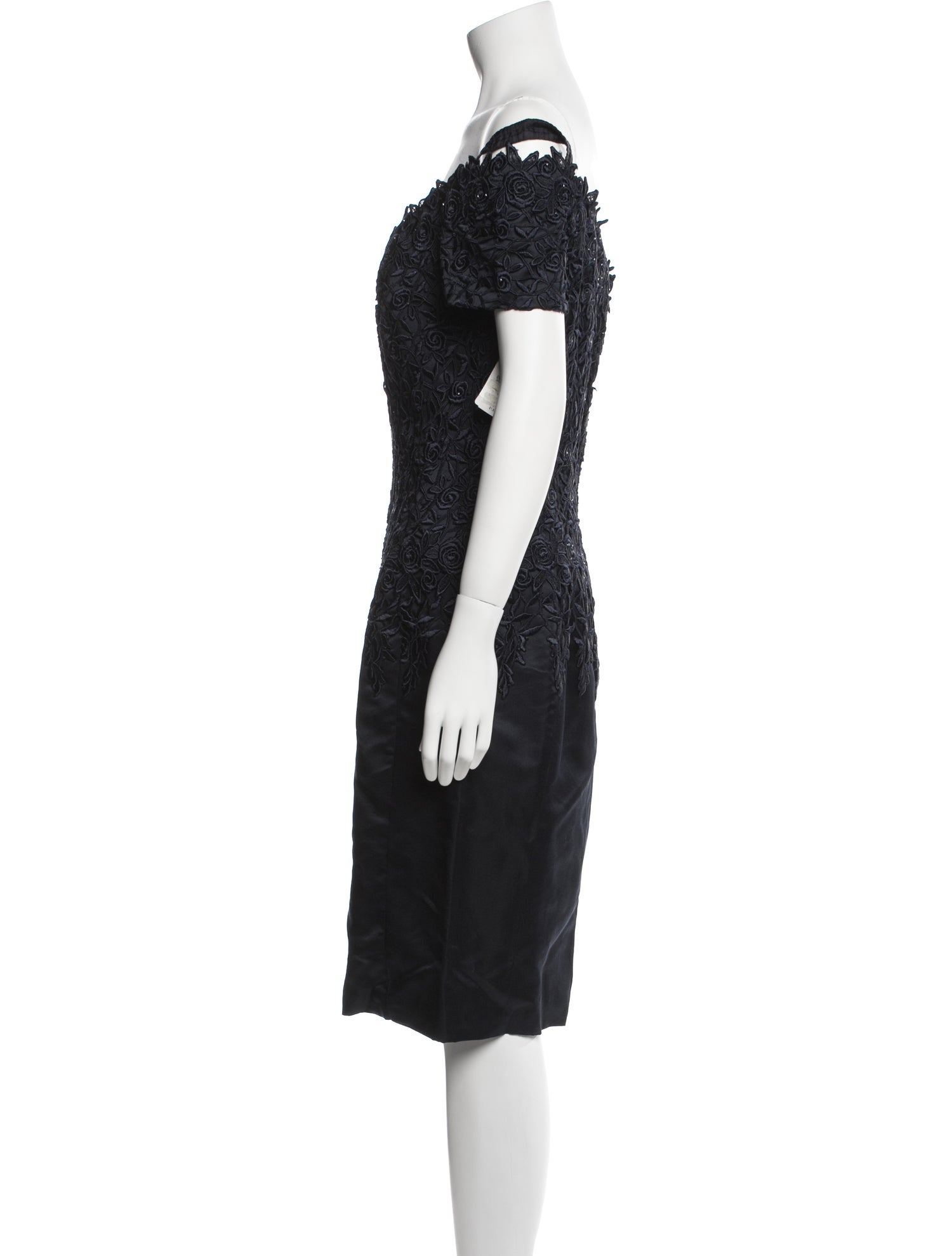 Helen Morley Off-The-Shoulder Mini Dress