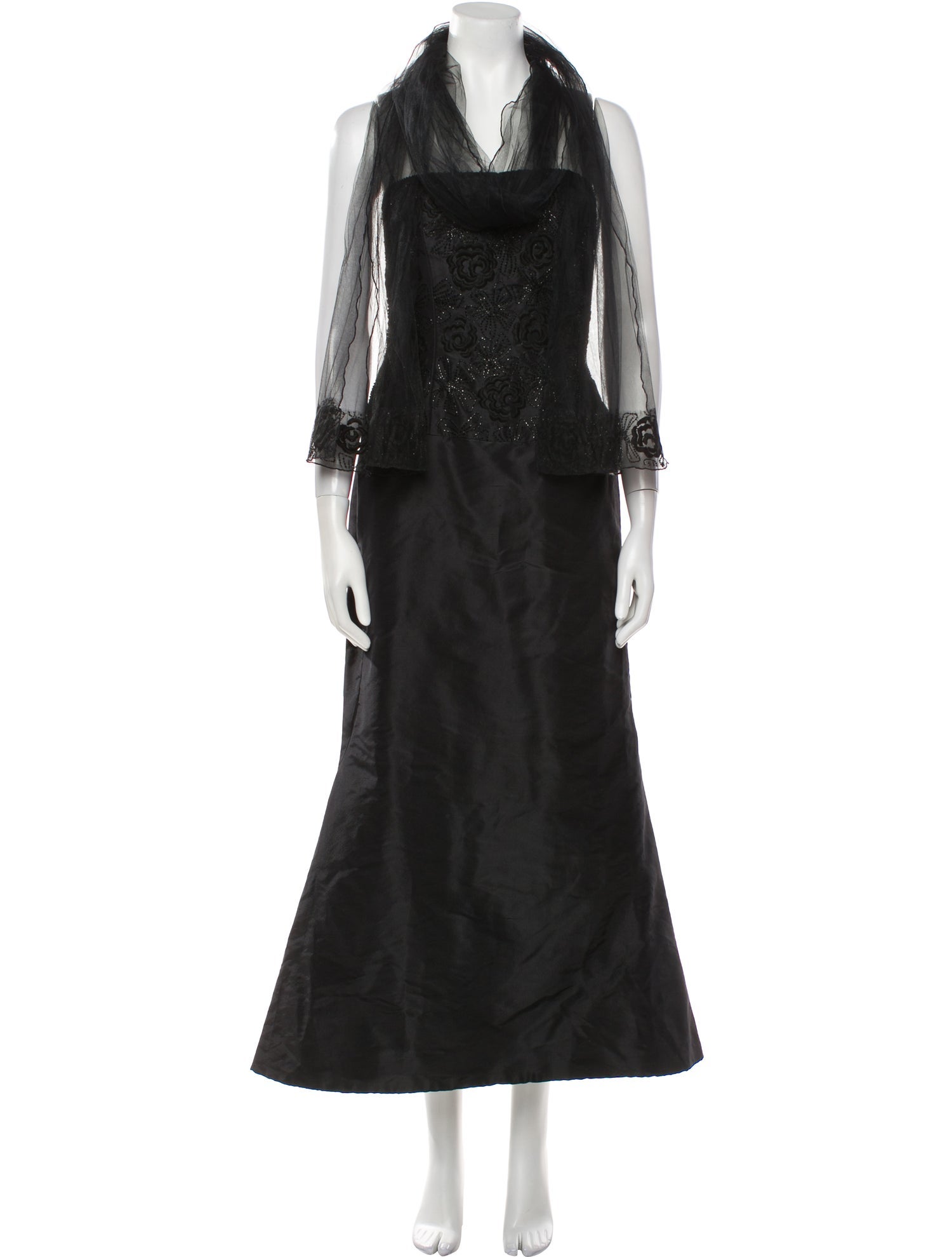 Helen Morley Silk Midi Length Dress