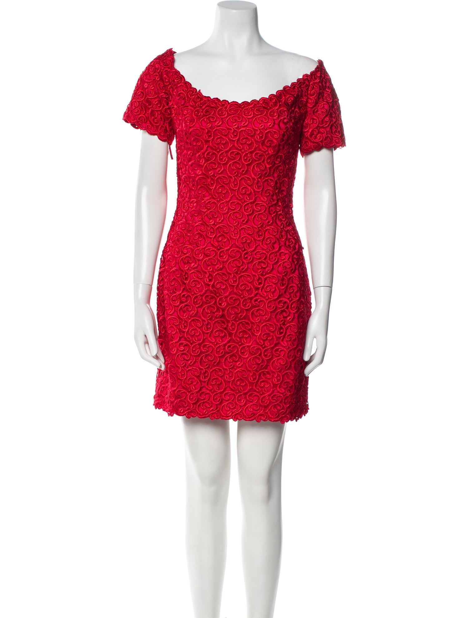 Helen Morley Scoop Neck Mini Dress