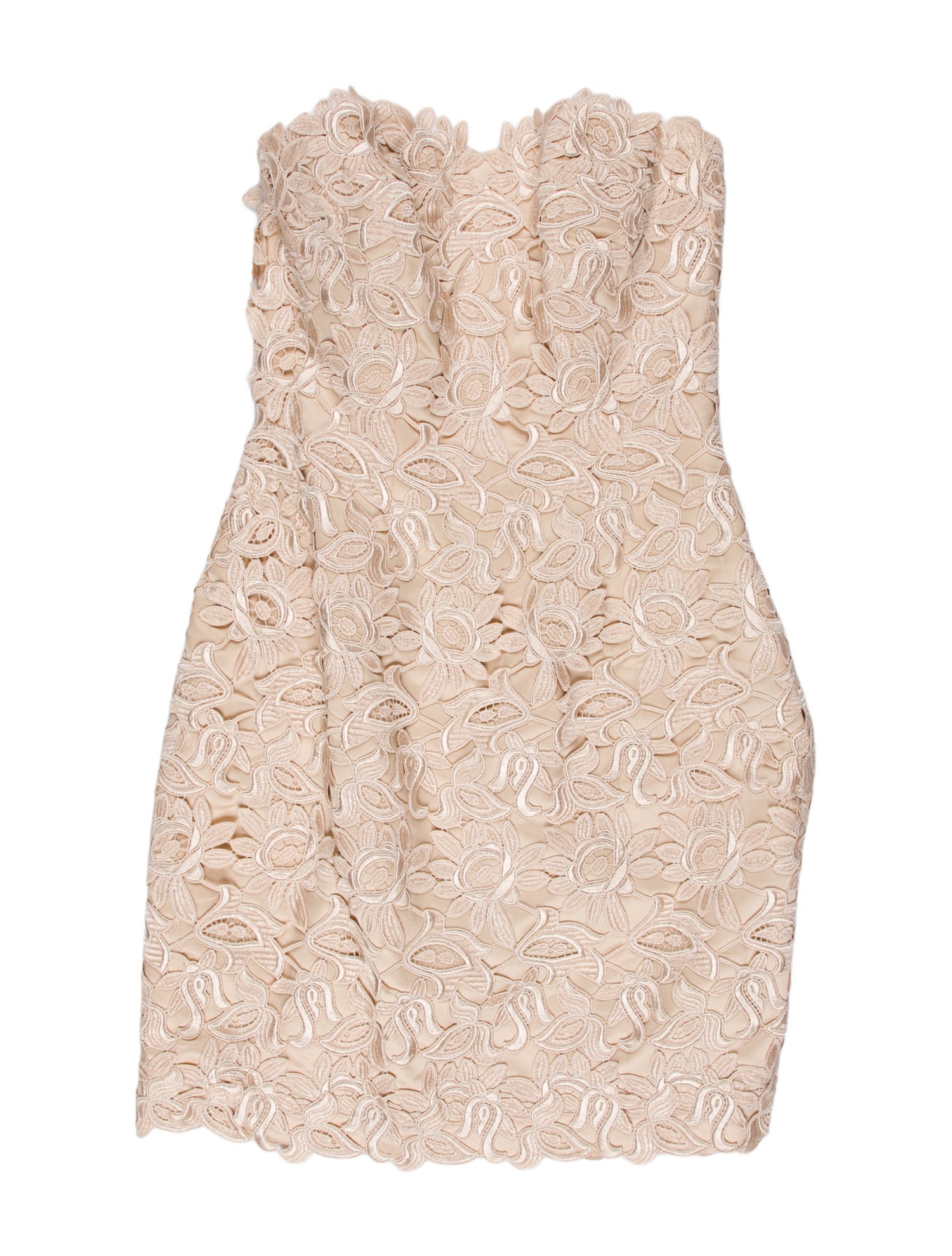 Helen Morley Lace Pattern Mini Dress