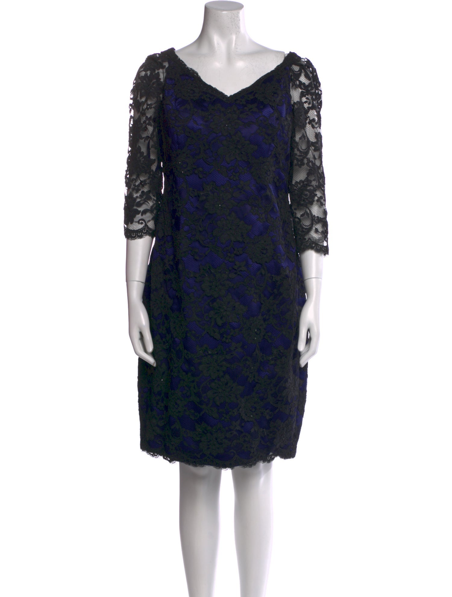 Helen Morley Floral Print Knee-Length Dress