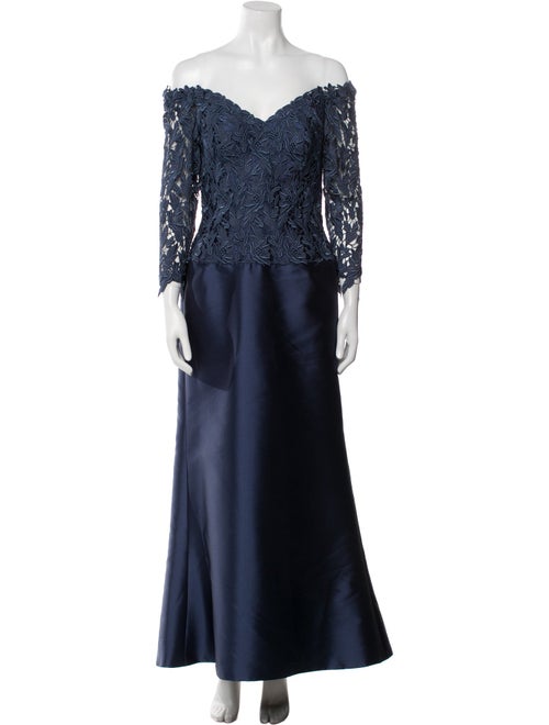 Helen Morley Off-The-Shoulder Long Dress