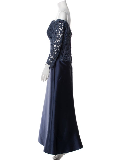 Helen Morley Off-The-Shoulder Long Dress