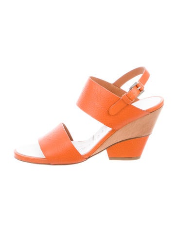 Henry Beguelin Leather Wedge Sandals w/ Tags