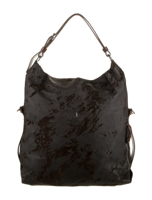 Henry Beguelin Leather Shoulder Bag Black