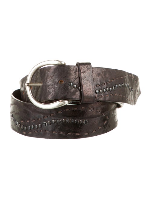 Henry Beguelin Leather Hip Belt Brown