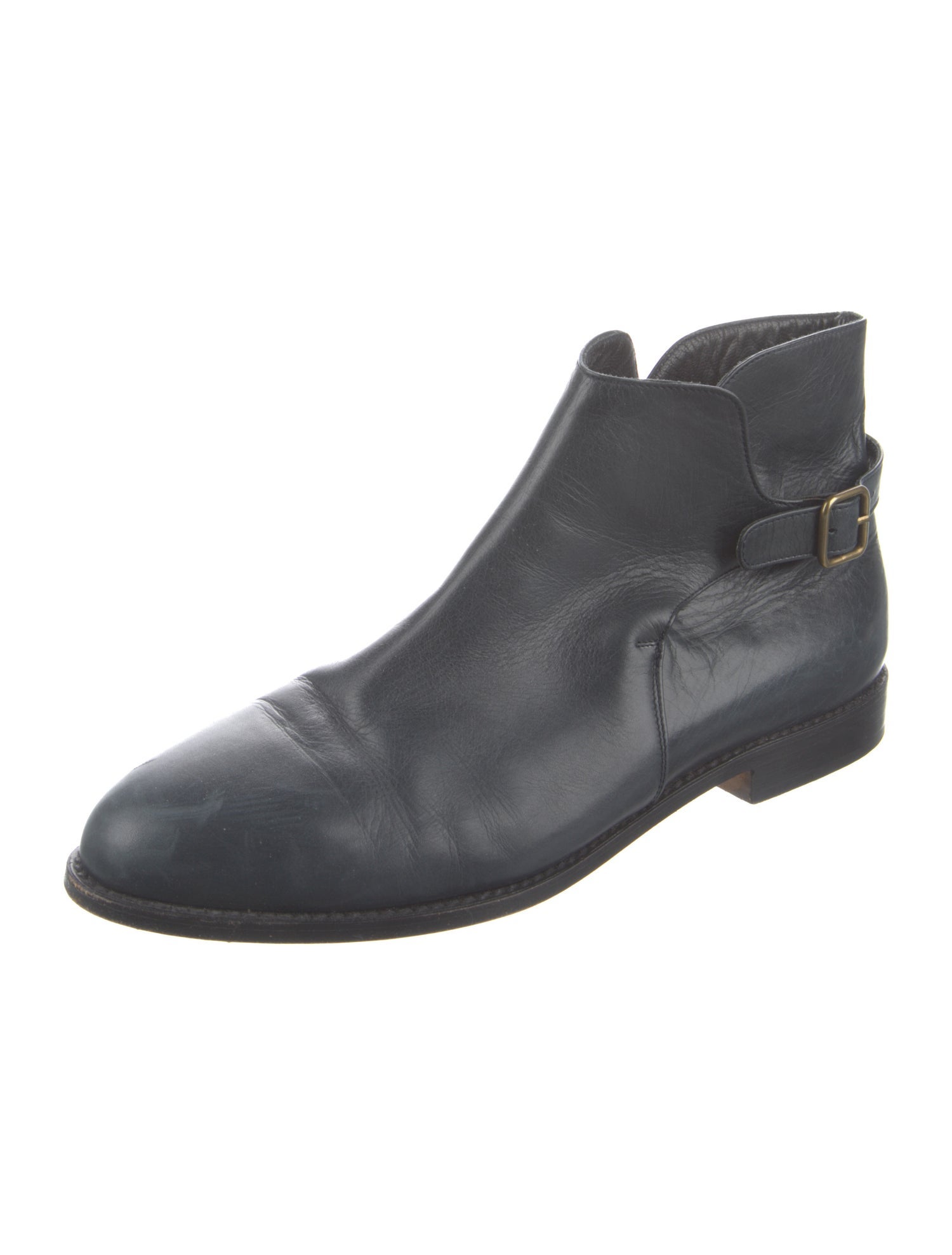 Henry Beguelin Leather Moto Boots