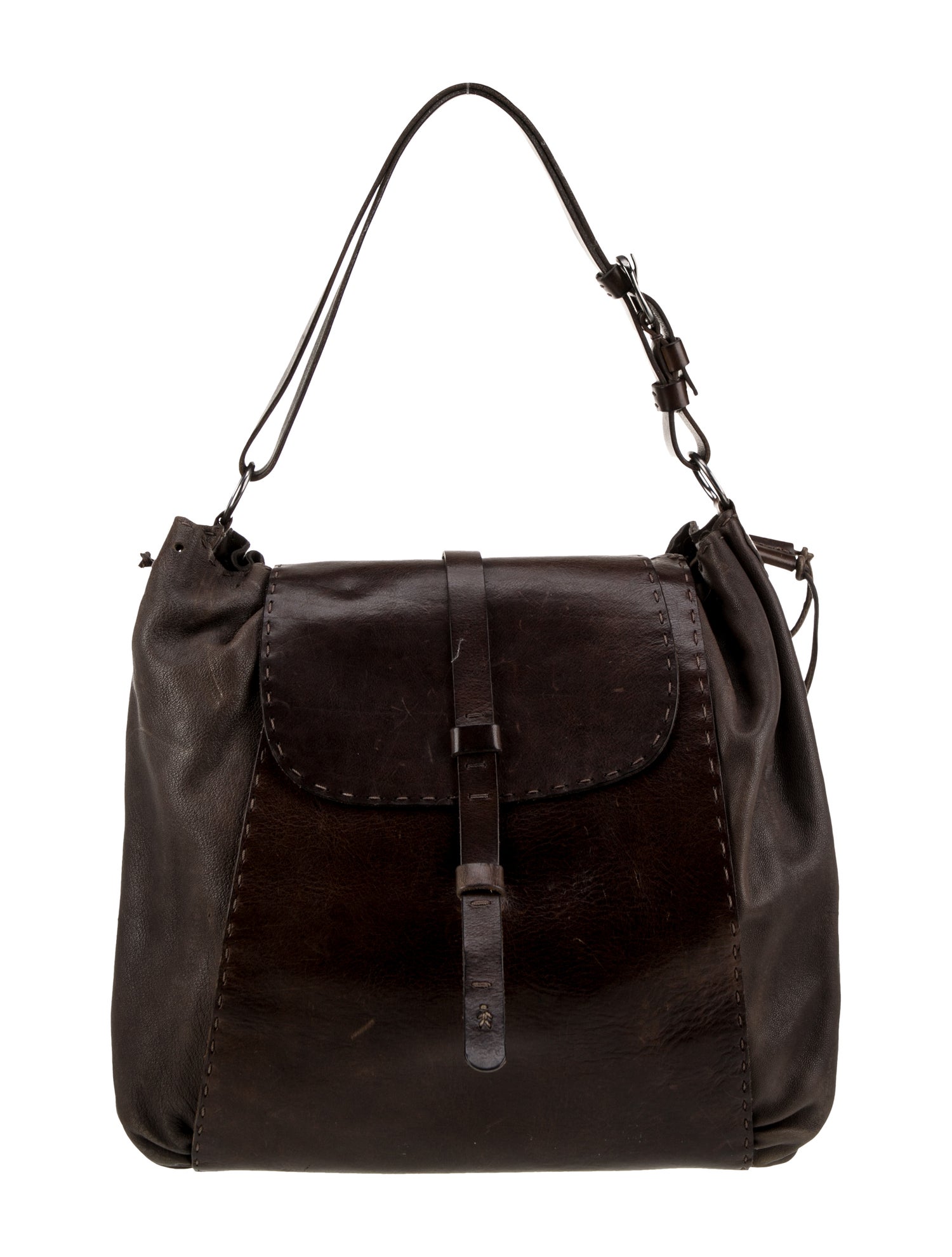 Henry Beguelin Leather Shoulder Bag